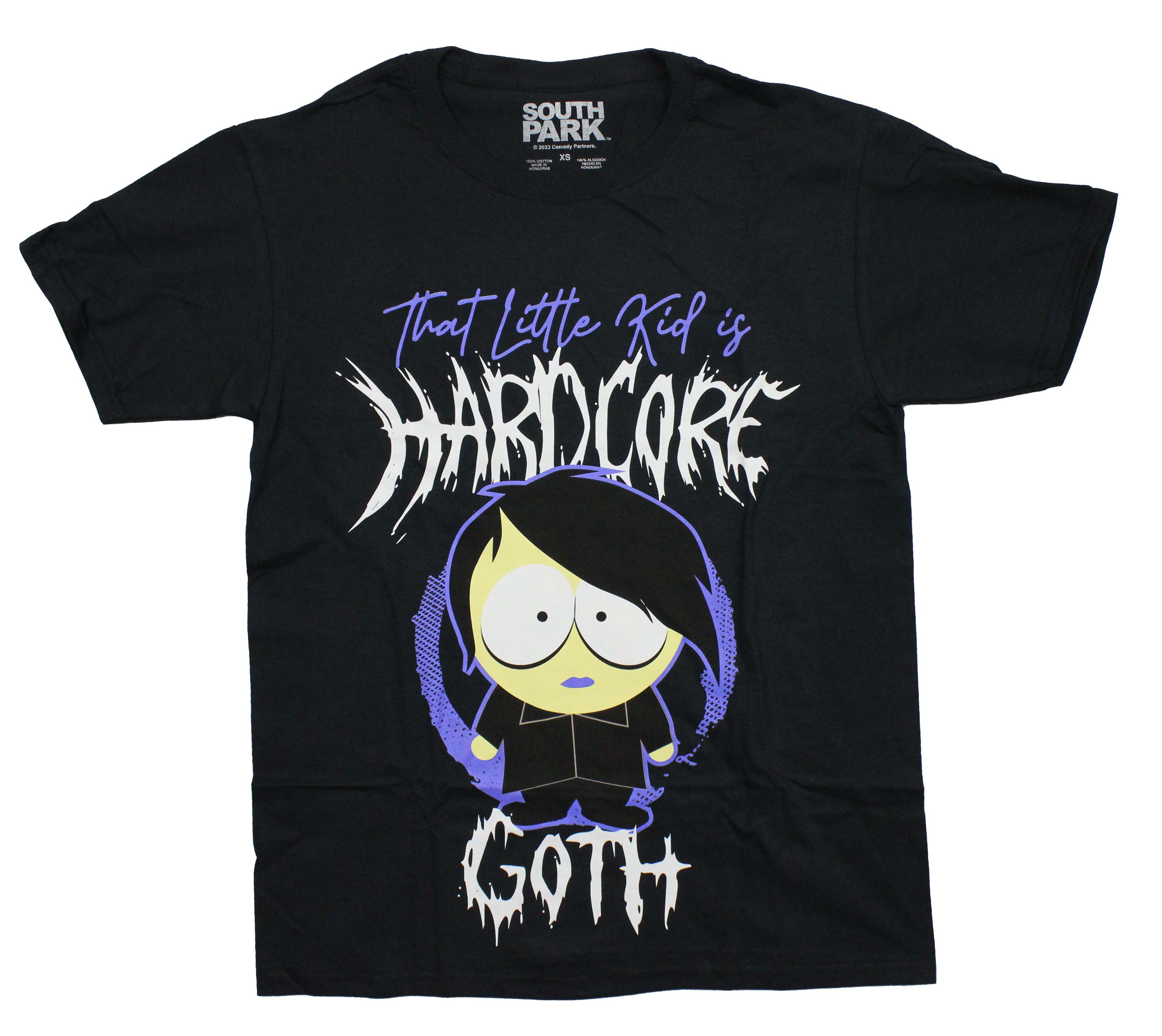 South Park New Adult T-Shirt - That Little Kid is Hardcore Goth | eBay