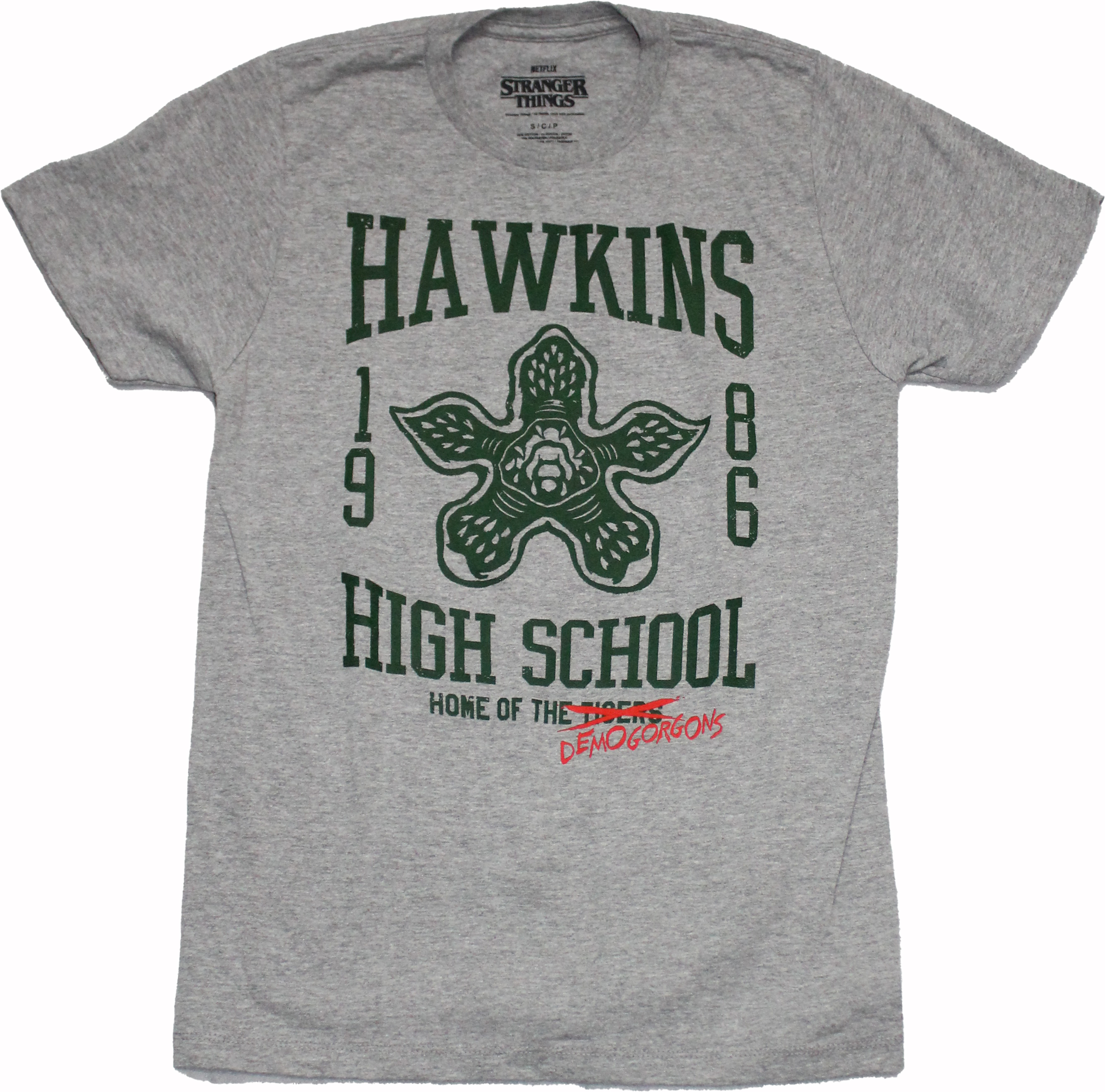 Stranger Things Hawkins High School Adults T-Shirt