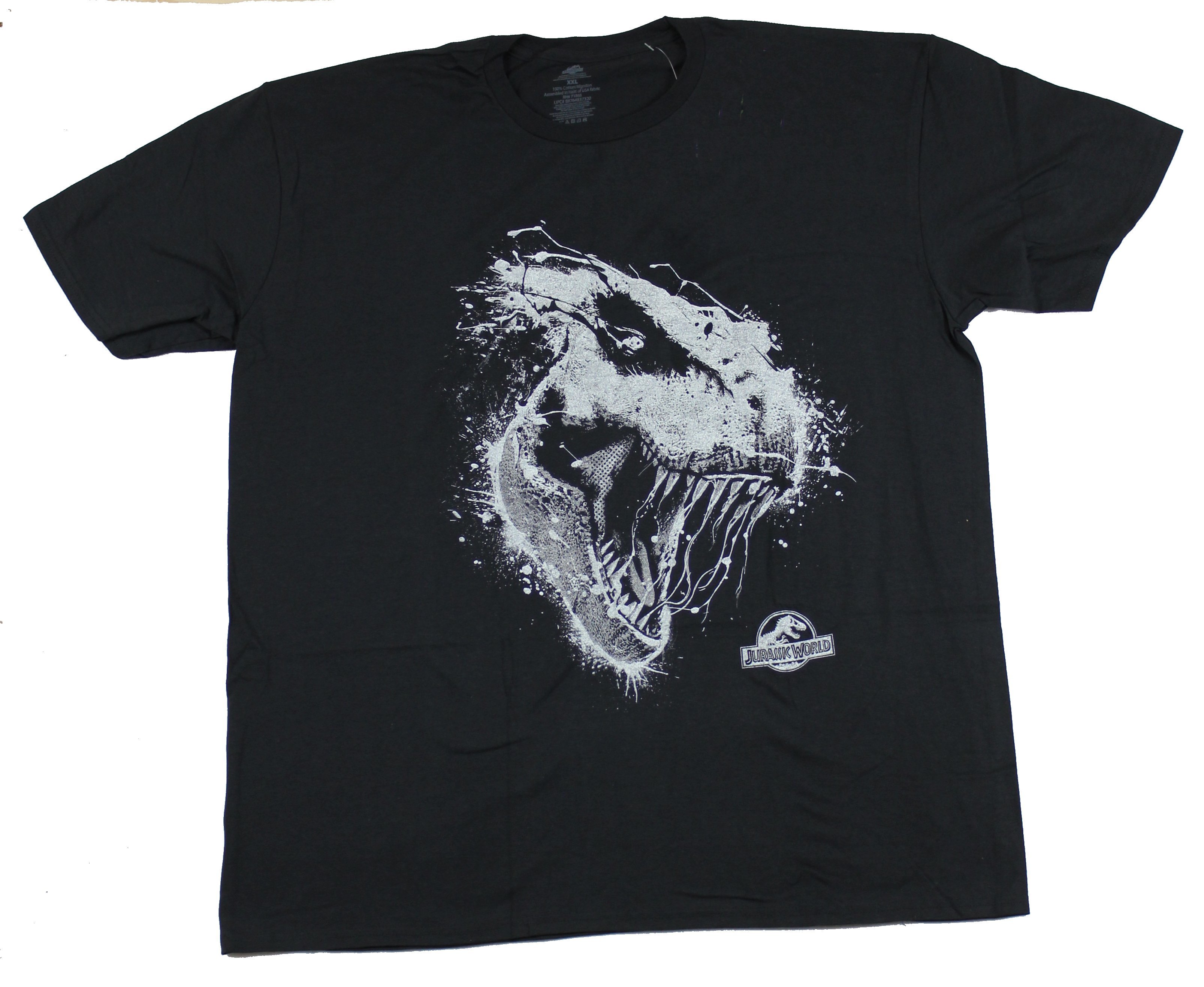 Jurassic World Park Mens T-Shirt - Glow In The Dark Vicious Dino
