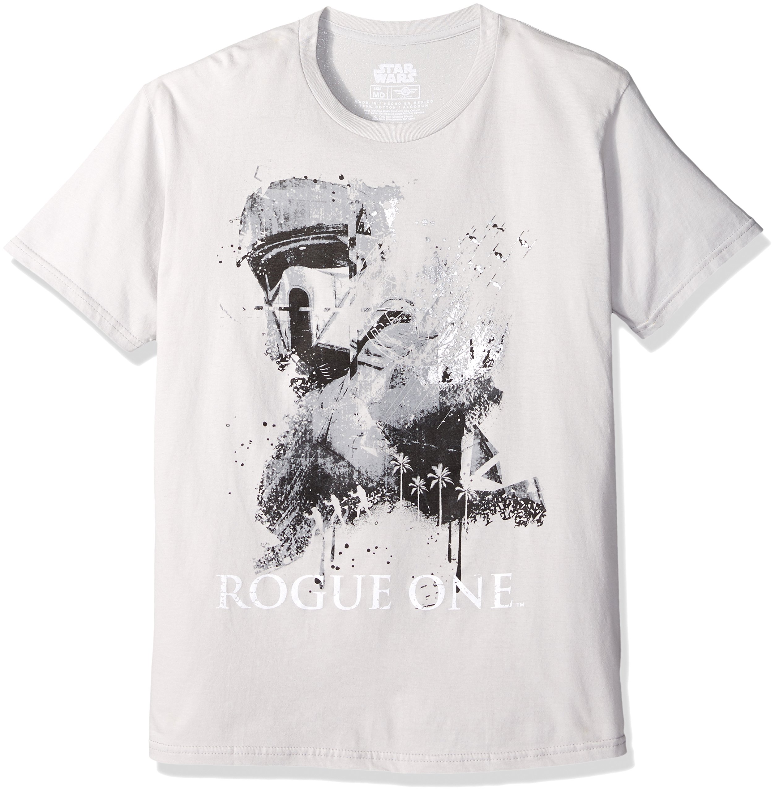 Star Wars Rogue One Mens T-Shirt - Scariff Shore Trooper Foil 