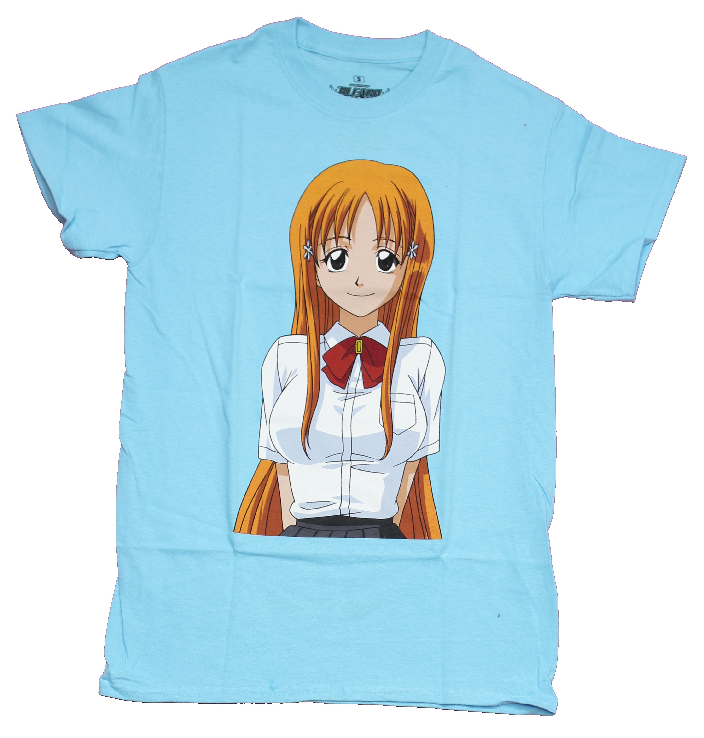 Bleach Mens T-Shirt - Orihime Smiling Image | eBay