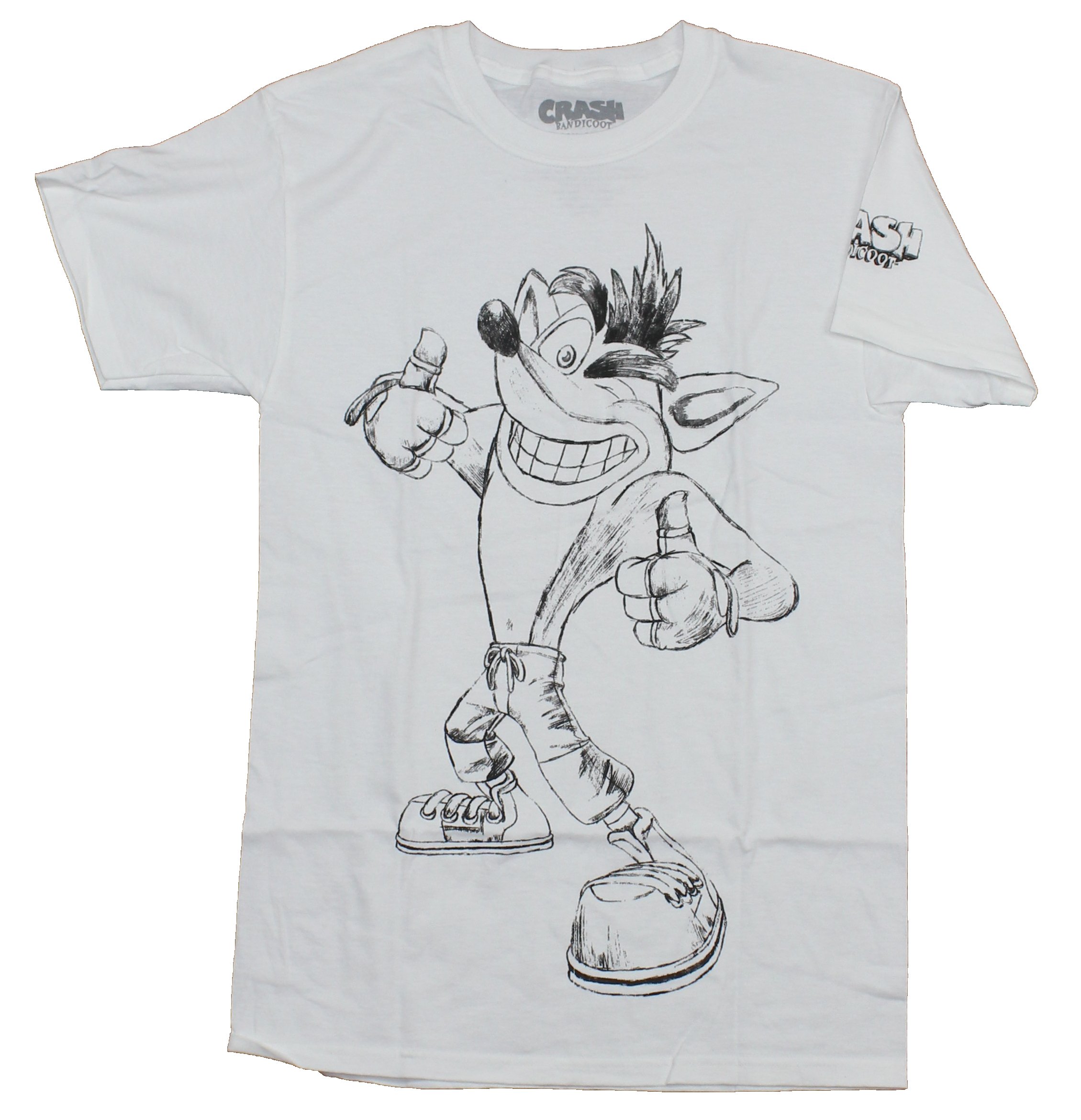 crash bandicoot t shirt uk