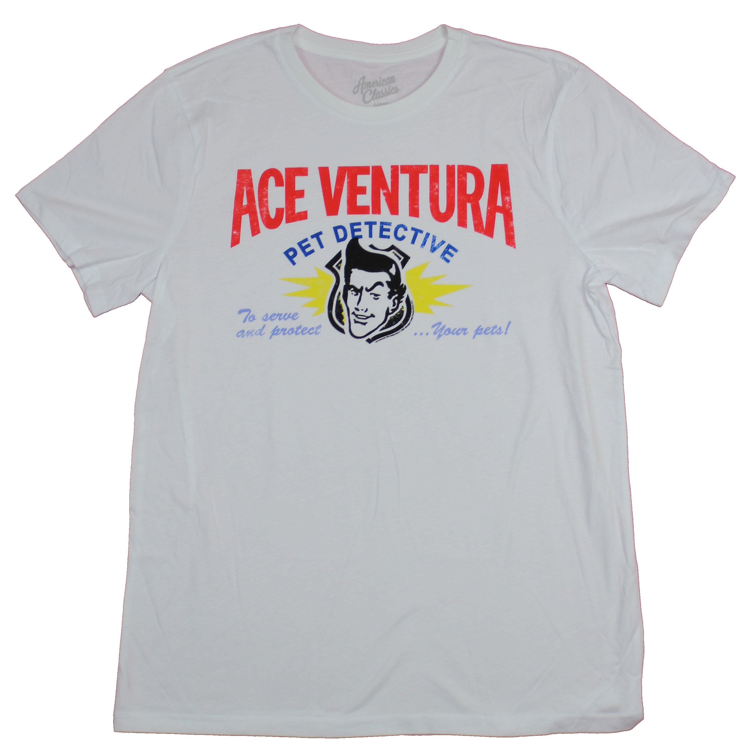 ace ventura red shirt