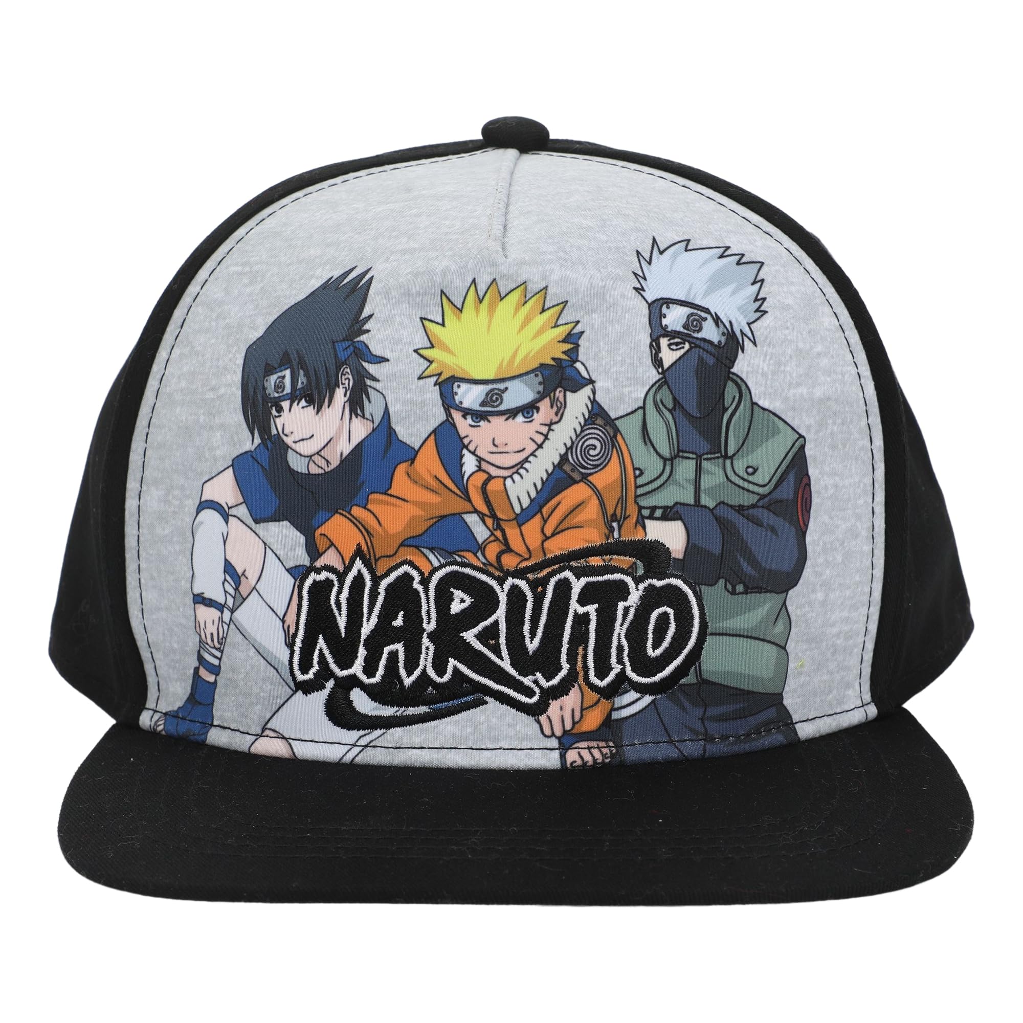 Bioworld Naruto Sasuke Naruto & Kakashi Youth Snapback Cap Bioworld Naruto Sasuke Naruto & Kakashi Youth Snapback Cap