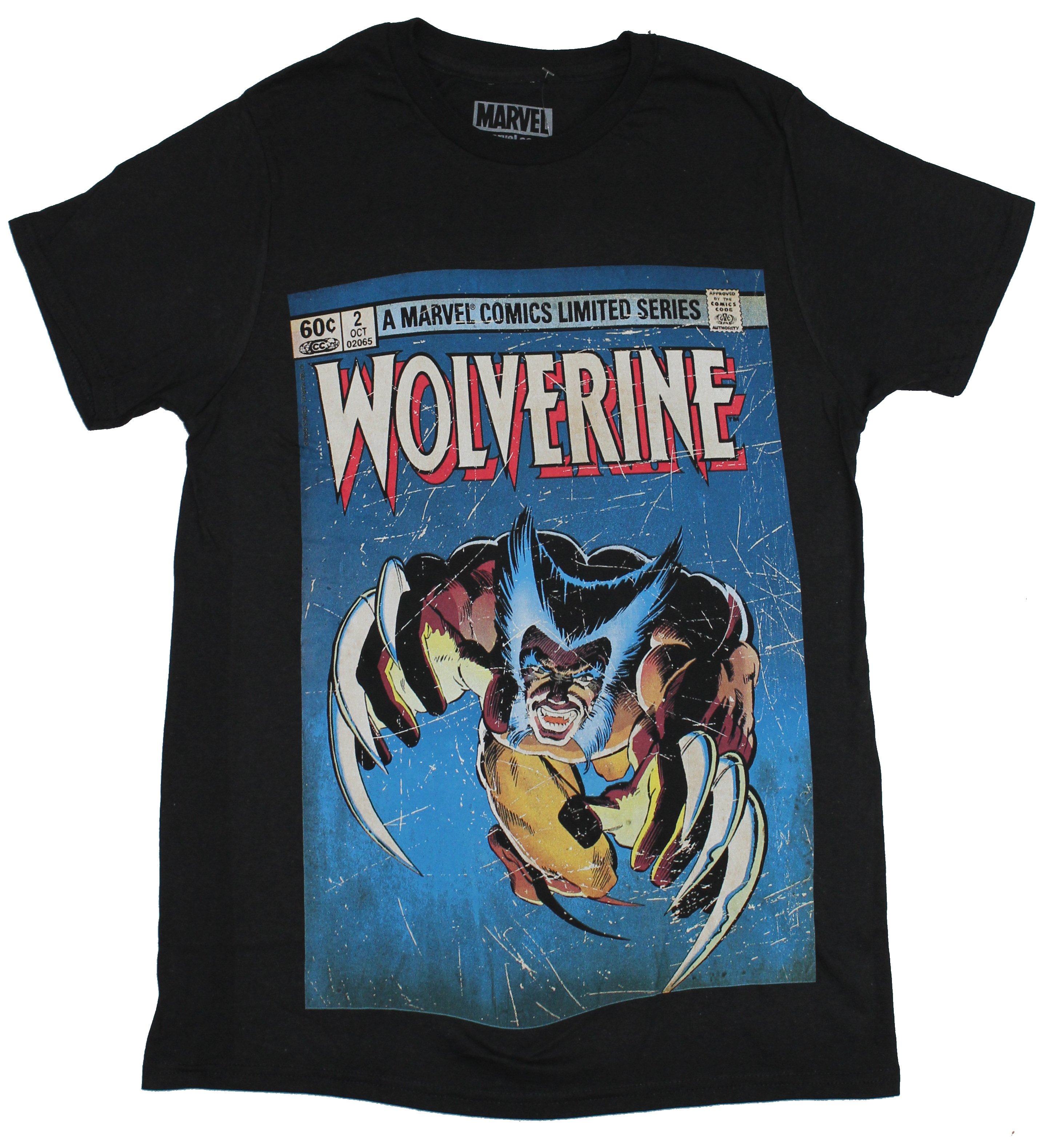 Wolverine (Marvel) Mens T-Shirt - Issue 2 Limited Series Cover Issue | eBay