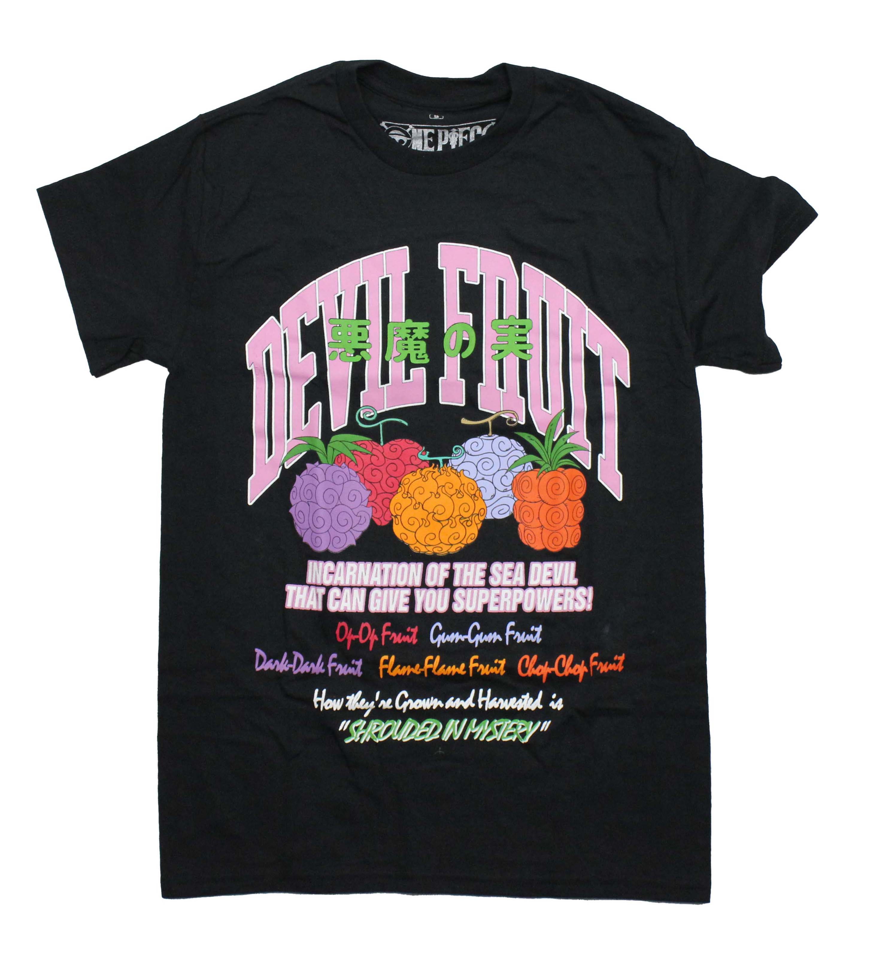 チ*君様 FR2 x ONE PIECE Devil Fruit Kills S One Piece New Adult T-Shirt -Devil Fruits Images with Names | eBay