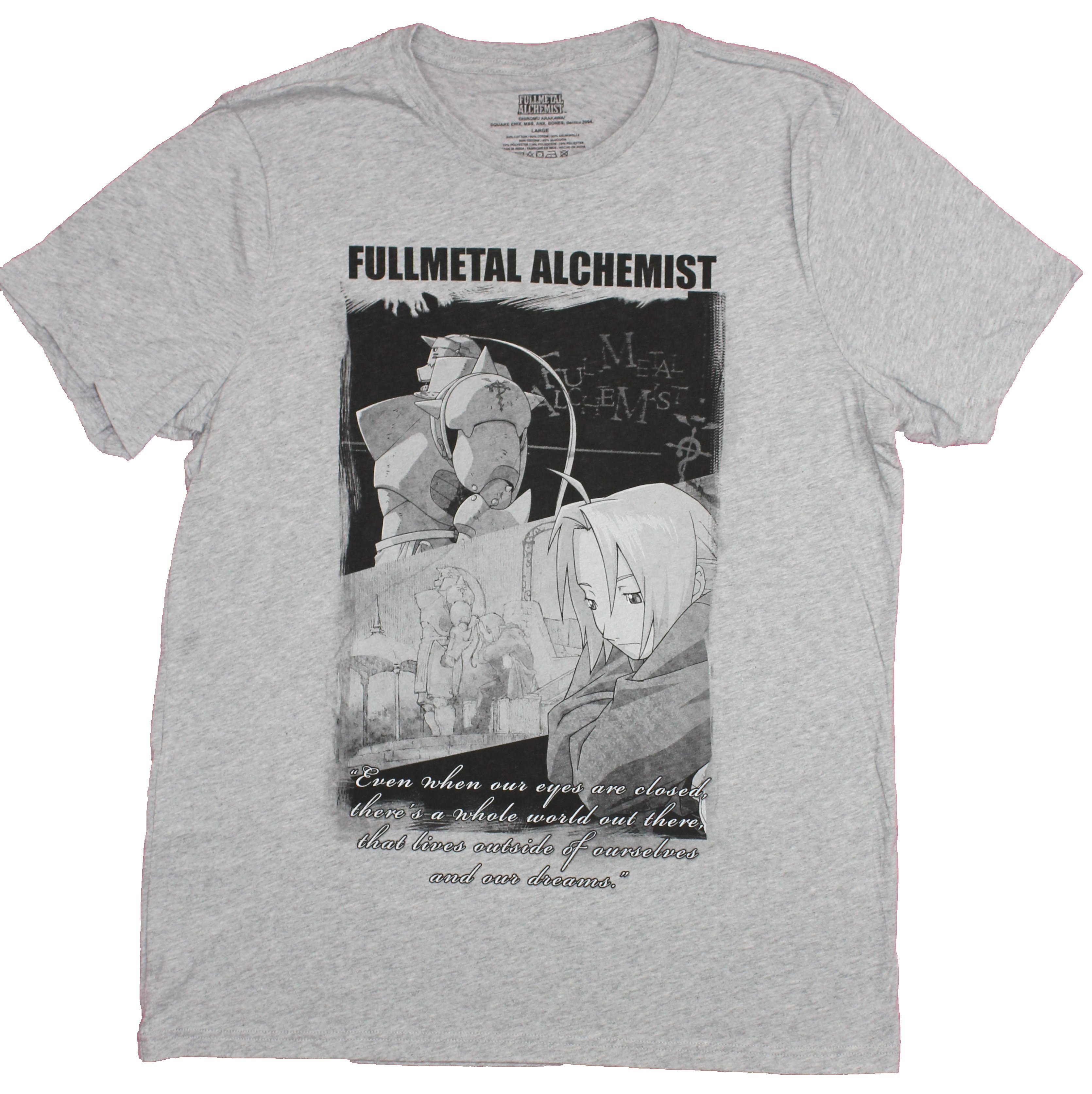 Fullmetal Alchemist Mens T-Shirt- Alphonse & Elric Multiple Images | eBay