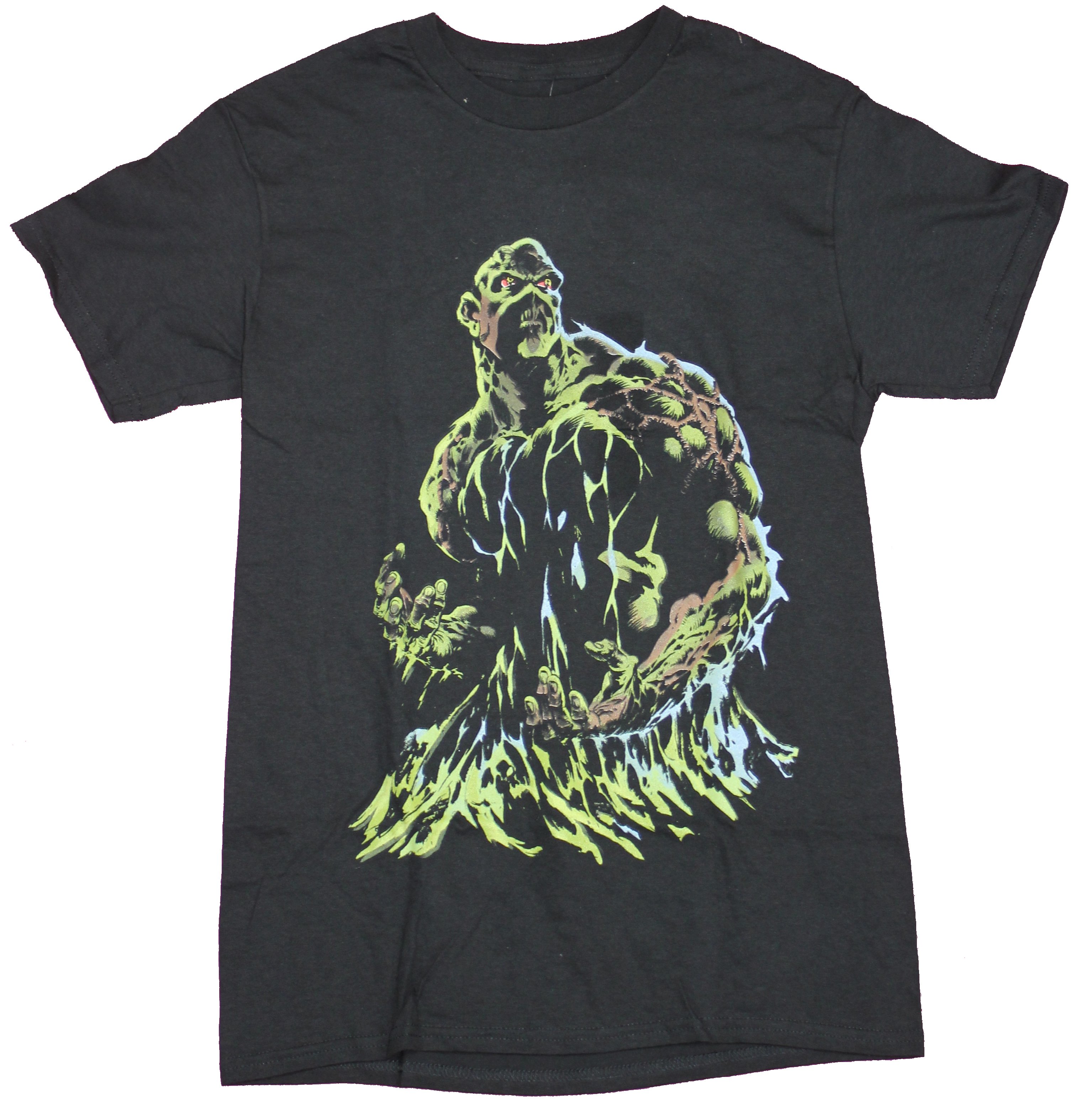 Swamp Thing Mens T-Shirt - Wrightson Classic Art Rising Up Swamp Image ...