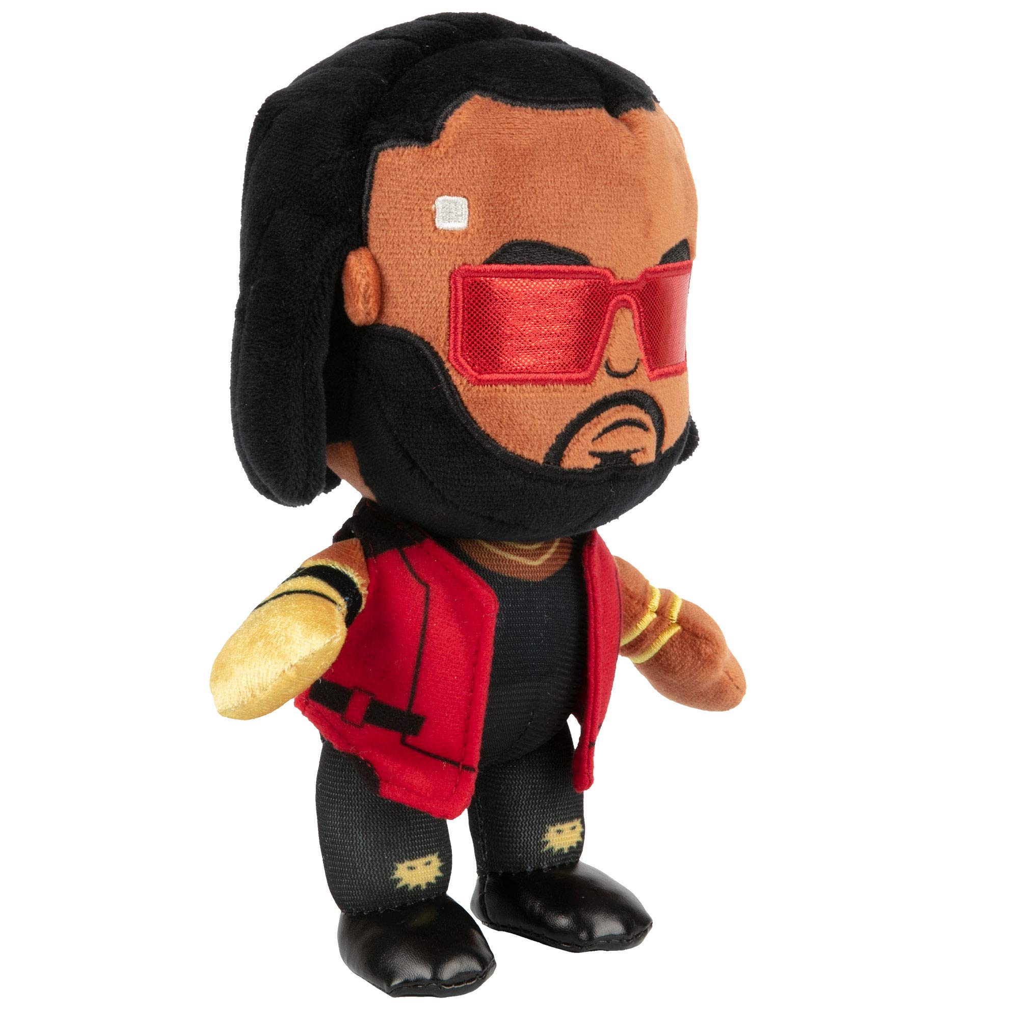 JINX Cyberpunk 2077 M8Z Dexter Deshawn Plush Stuffed Toy, Multi