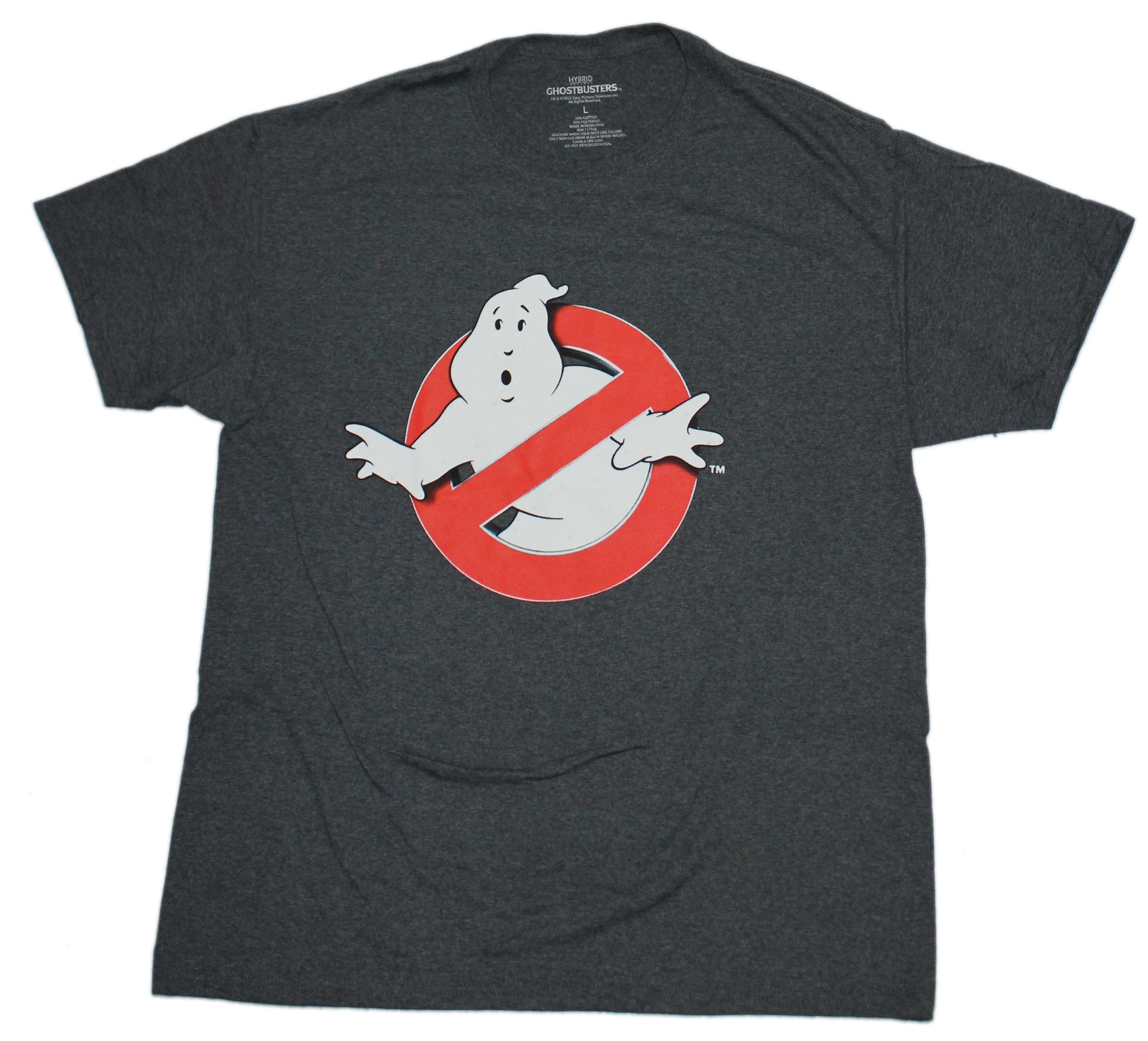 Ghostbusters New Adult T-Shirt - Classic No Ghosts Logo