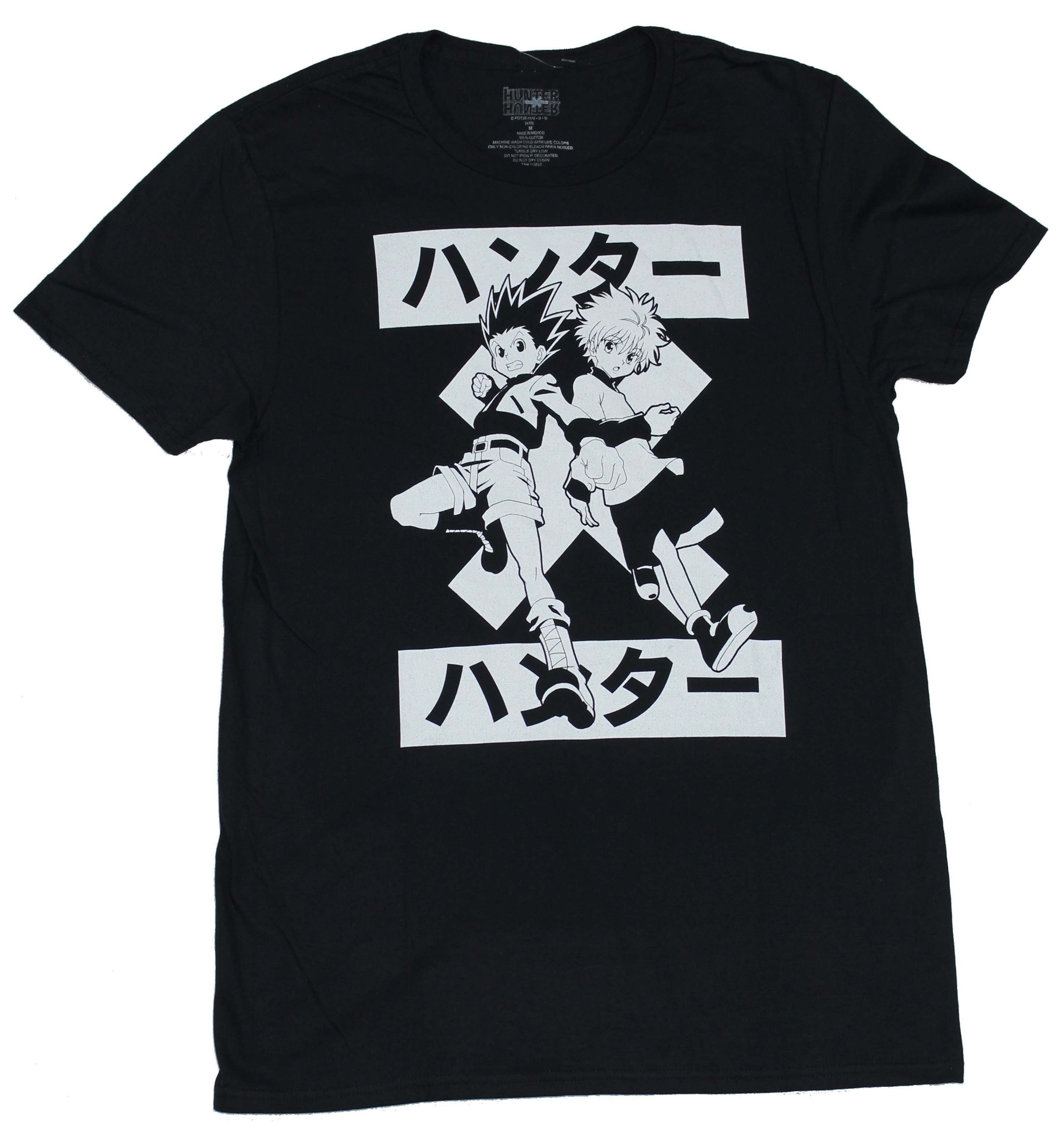 Hunter X Hunter Mens T-Shirt -X Duo in Japanese Characters | eBay