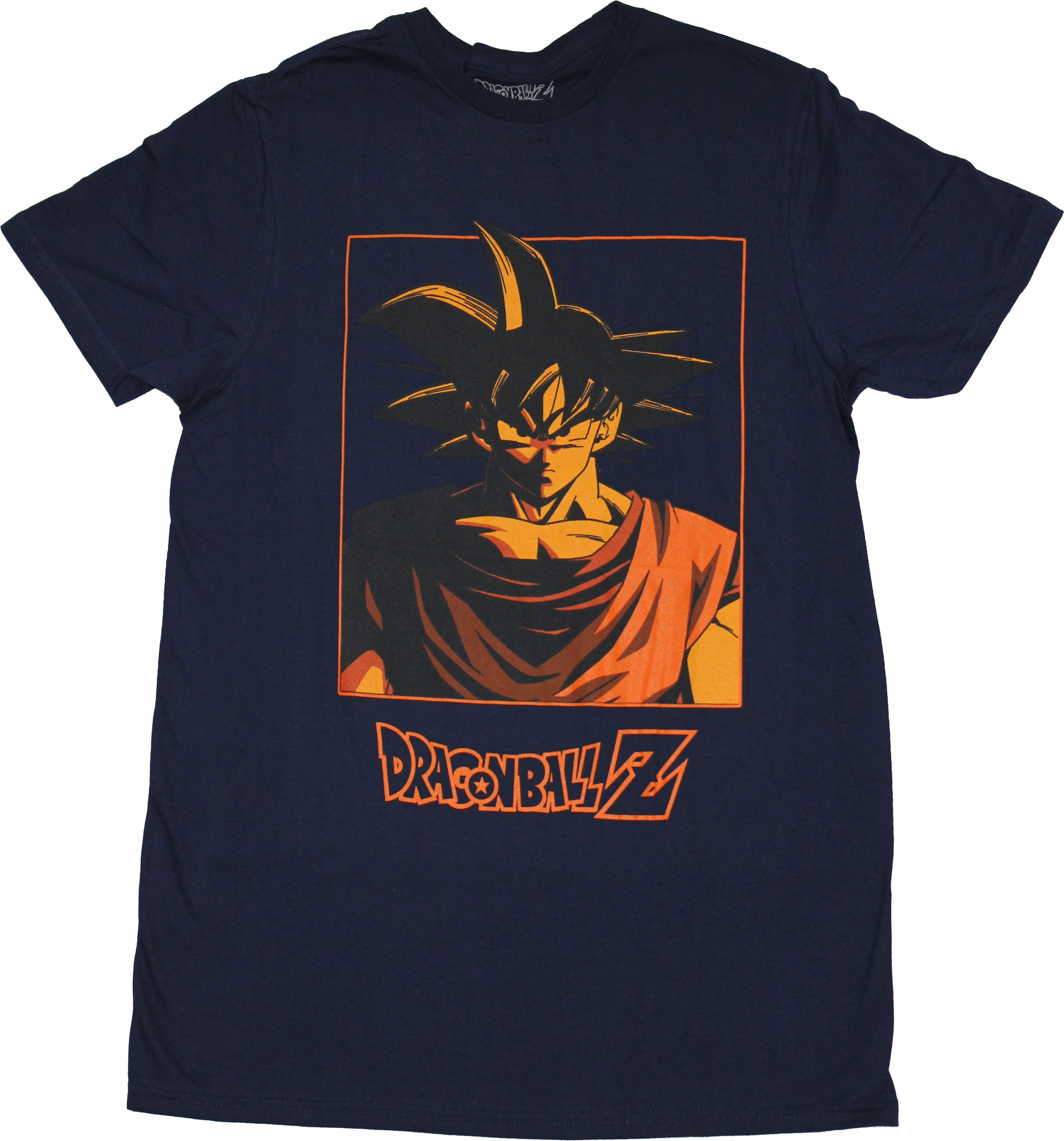 Dragon Ball Z Super New Adult T-Shirt - Goku Orange Box Stance