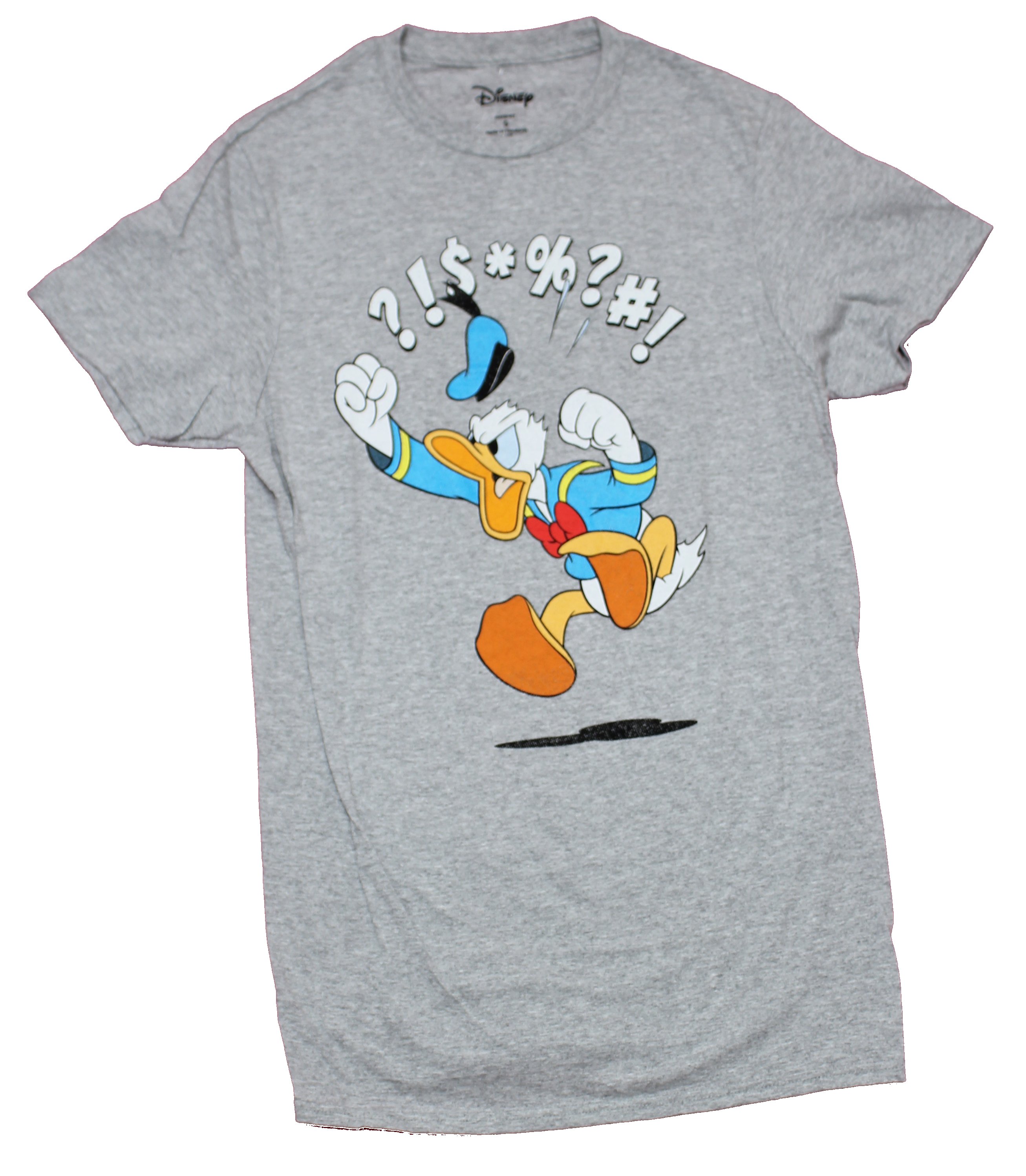 Donald Duck Disney Adult New T-Shirt - Super Mad Jumping Donald | eBay