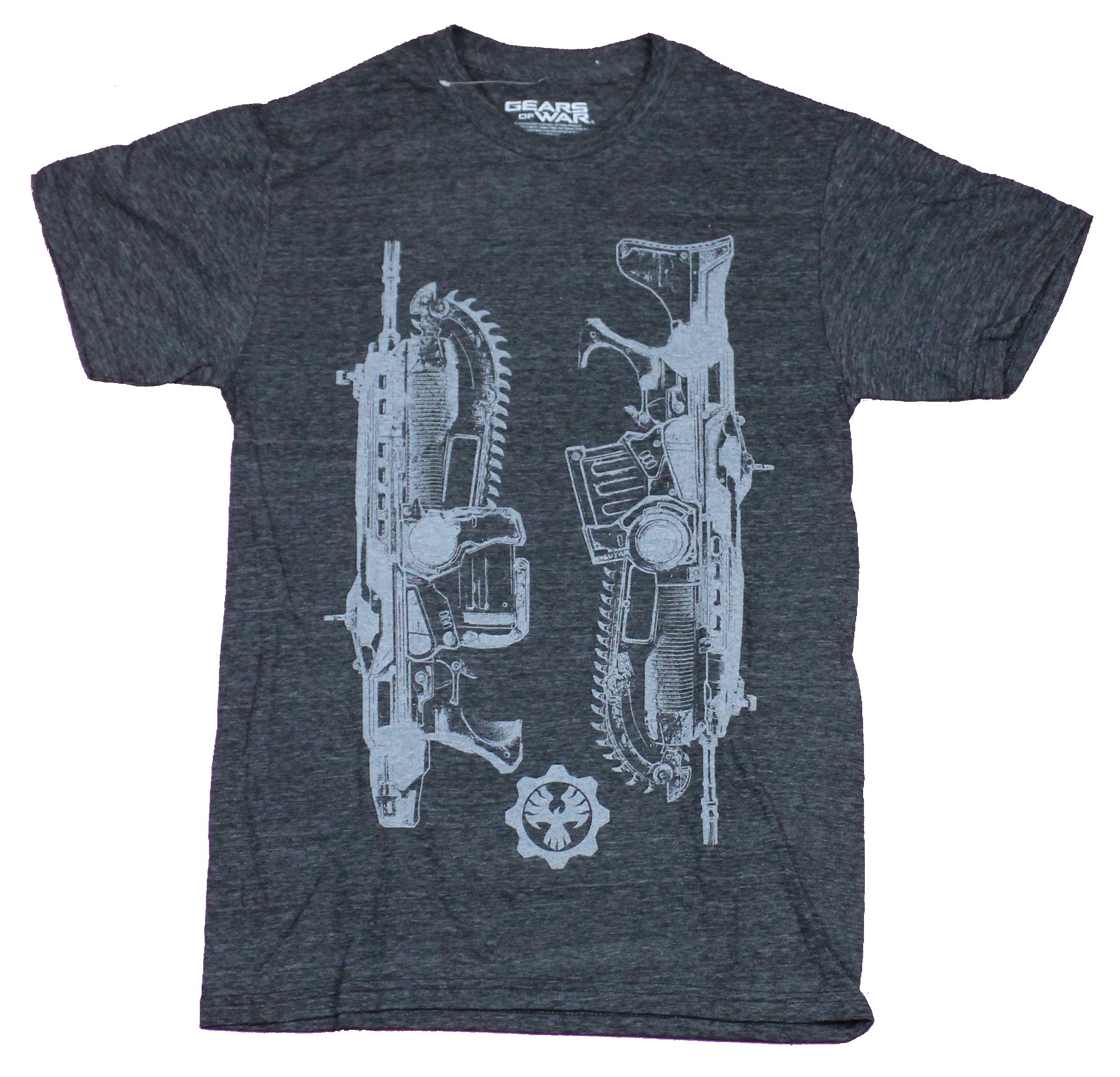 Gears of War Mens T-Shirt - Marcus Fenix Heavy Weaponry Image | eBay