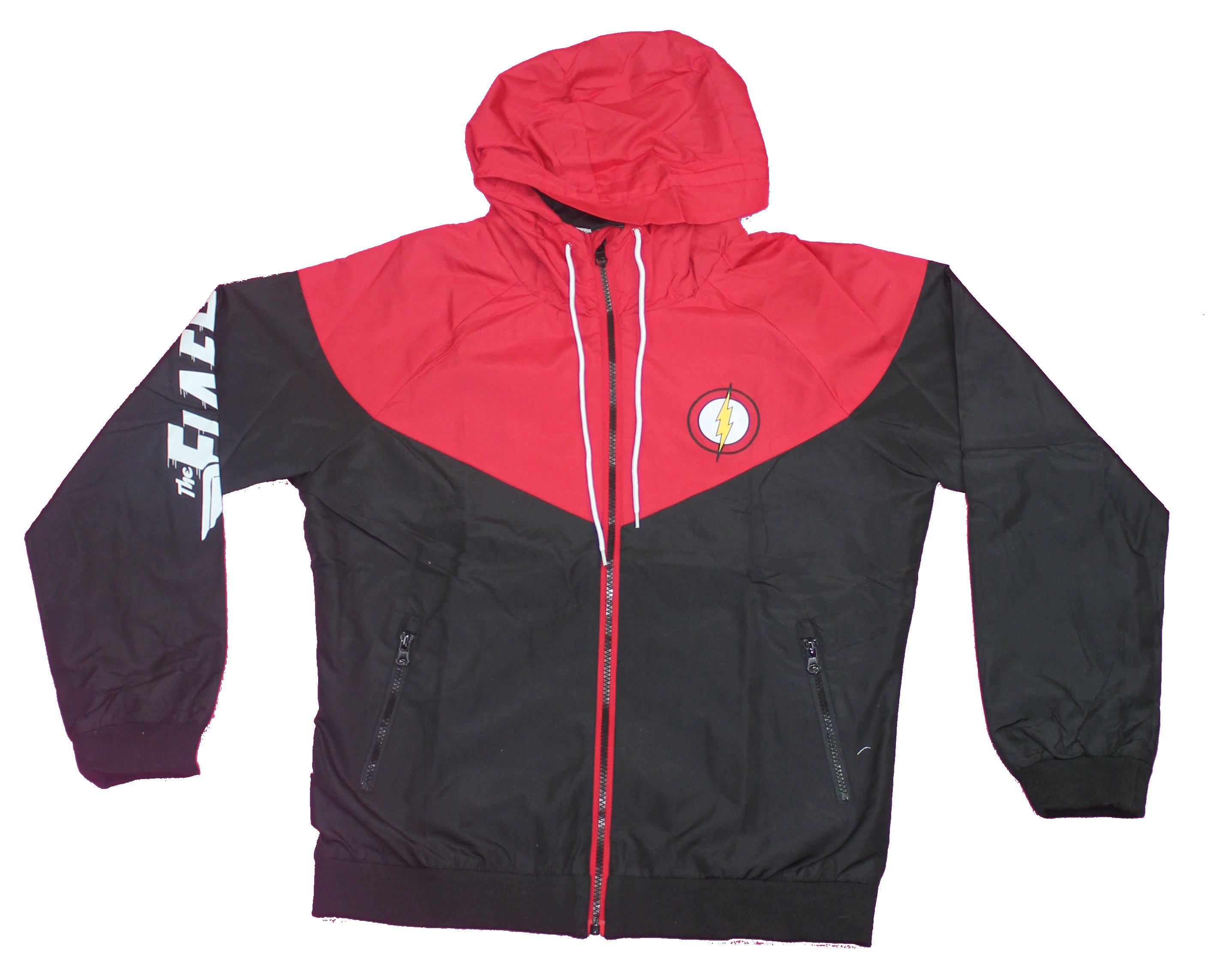 Flash Mens Track Jacket Running Ornate Design Gold Sleeves