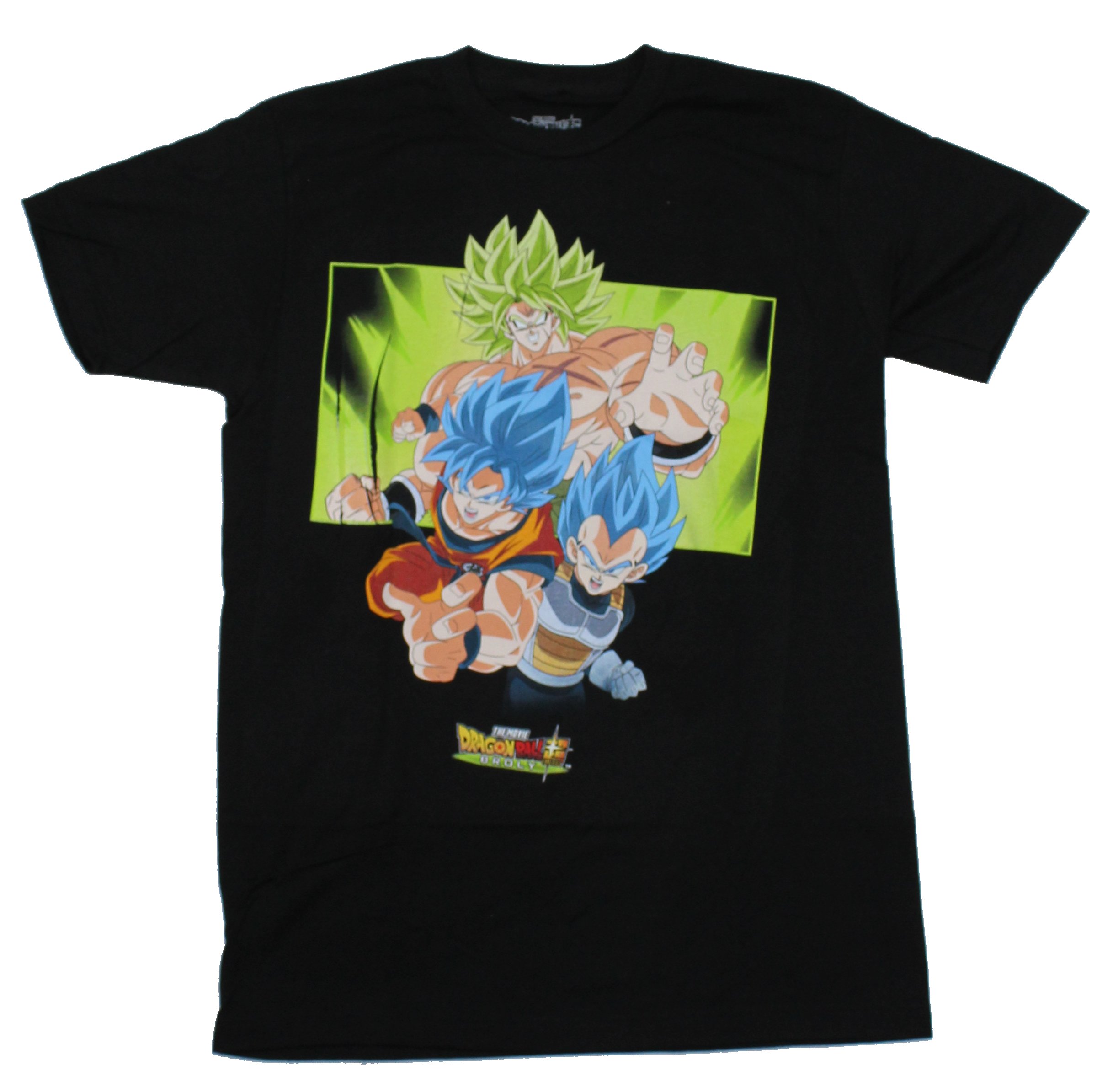 Dragon Ball Super Z Mens T Shirt Broly Powerful Trio Image Ebay