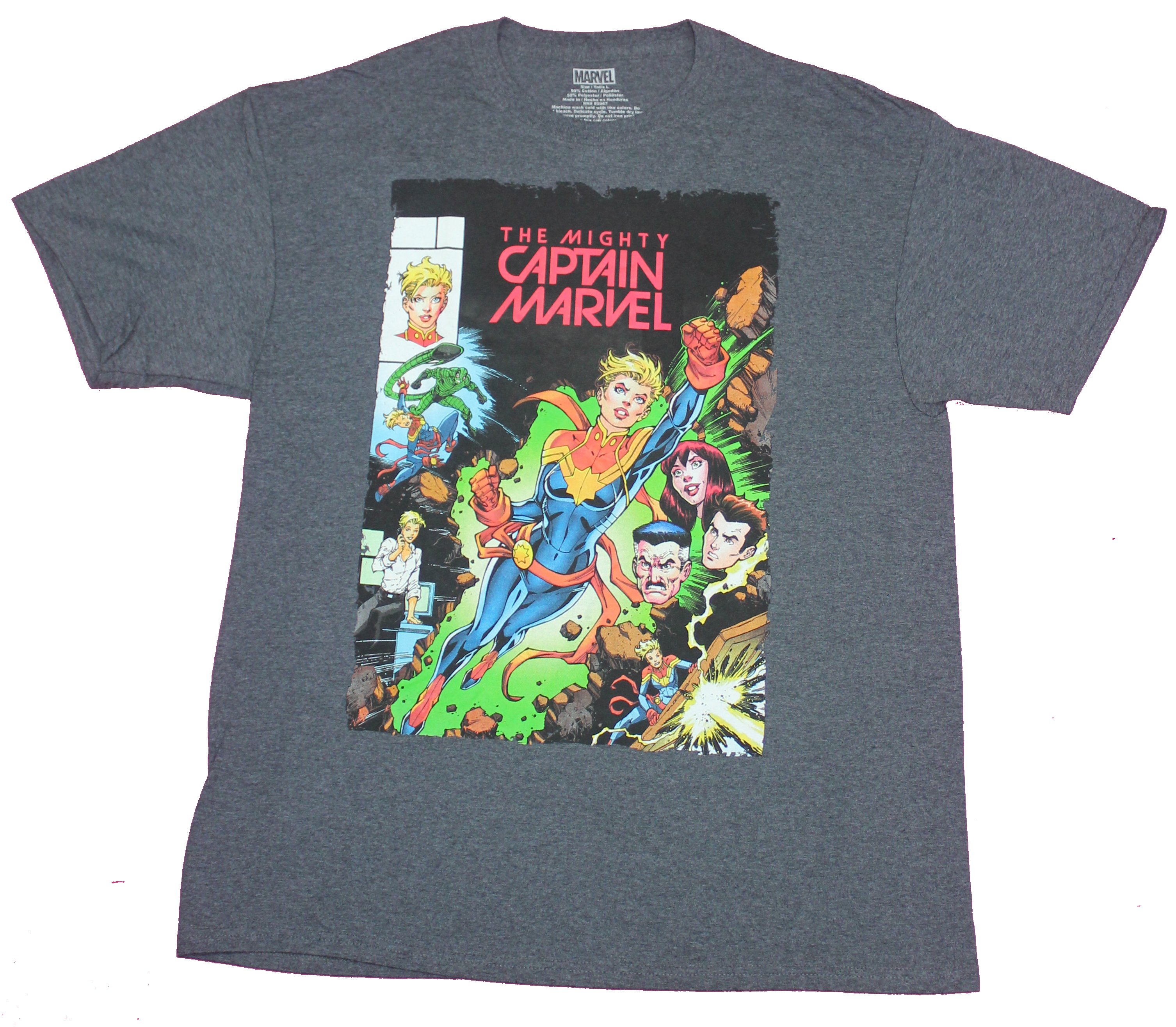 the mighty captain marvel shirt