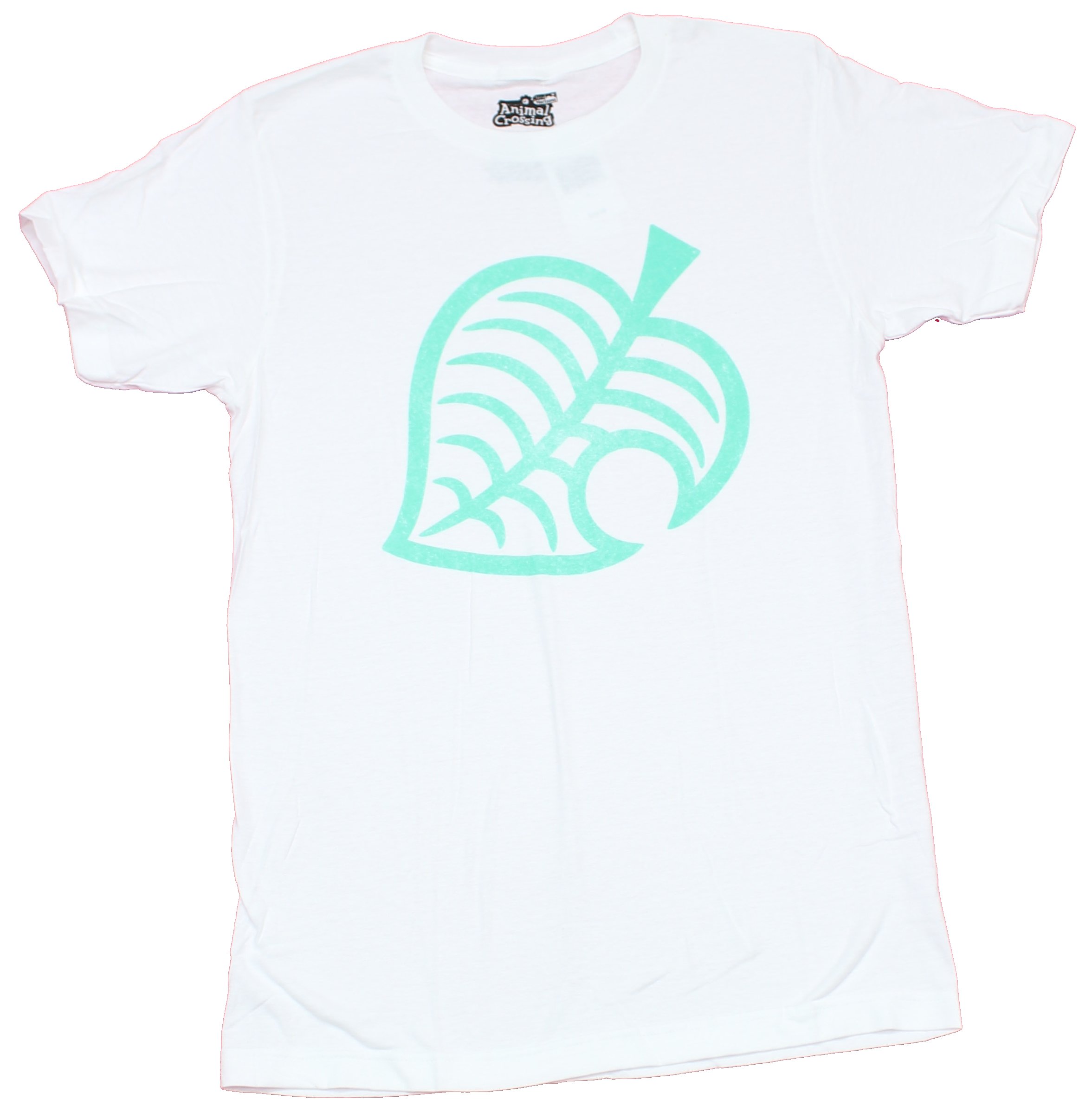 Animal Crossing Adult New T-Shirt - Nook Inc Leaf Pic - Bild 1 von 2