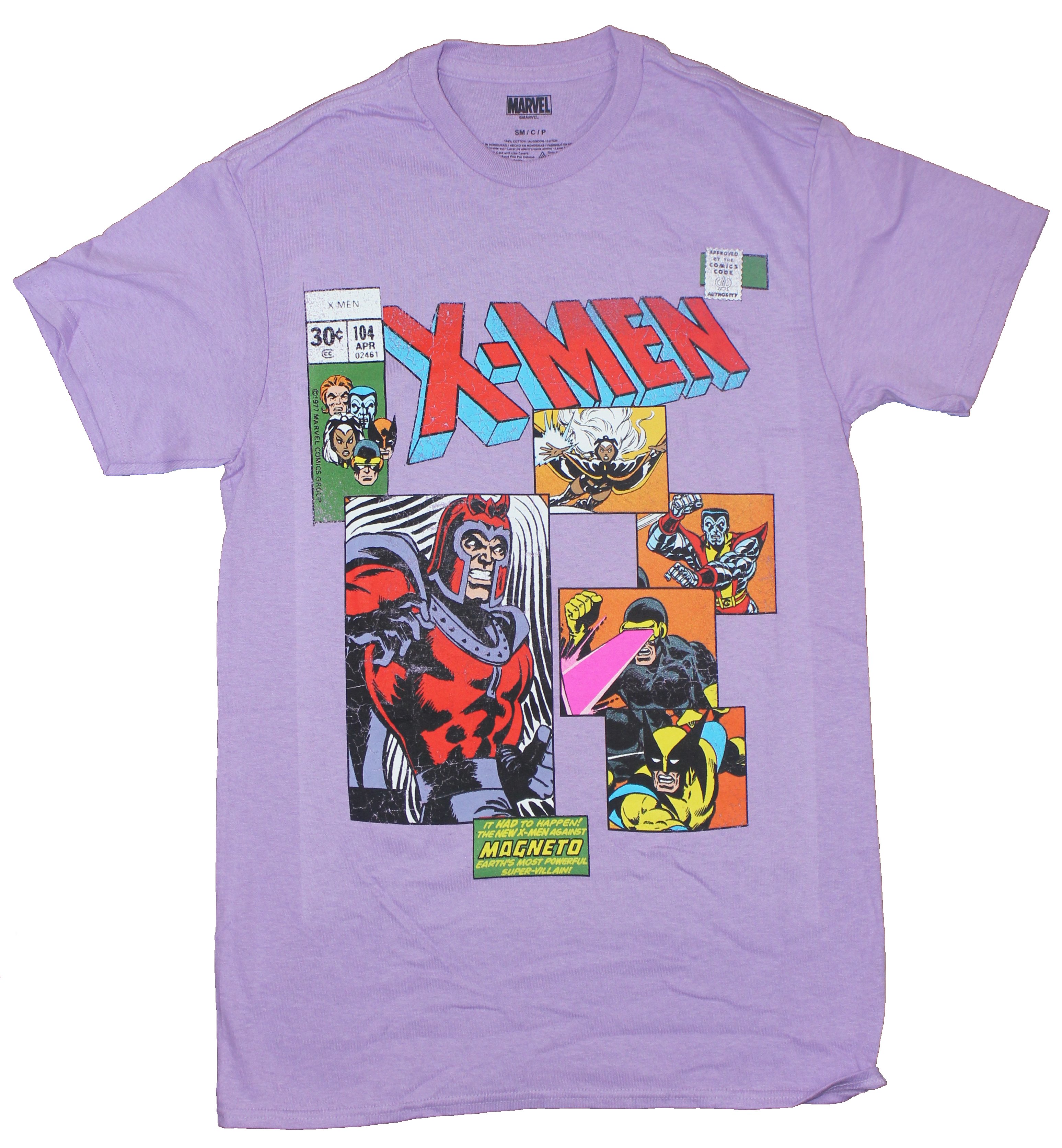 X-Men Mens T-Shirt - Comic Style Cover With Magneto | eBay
