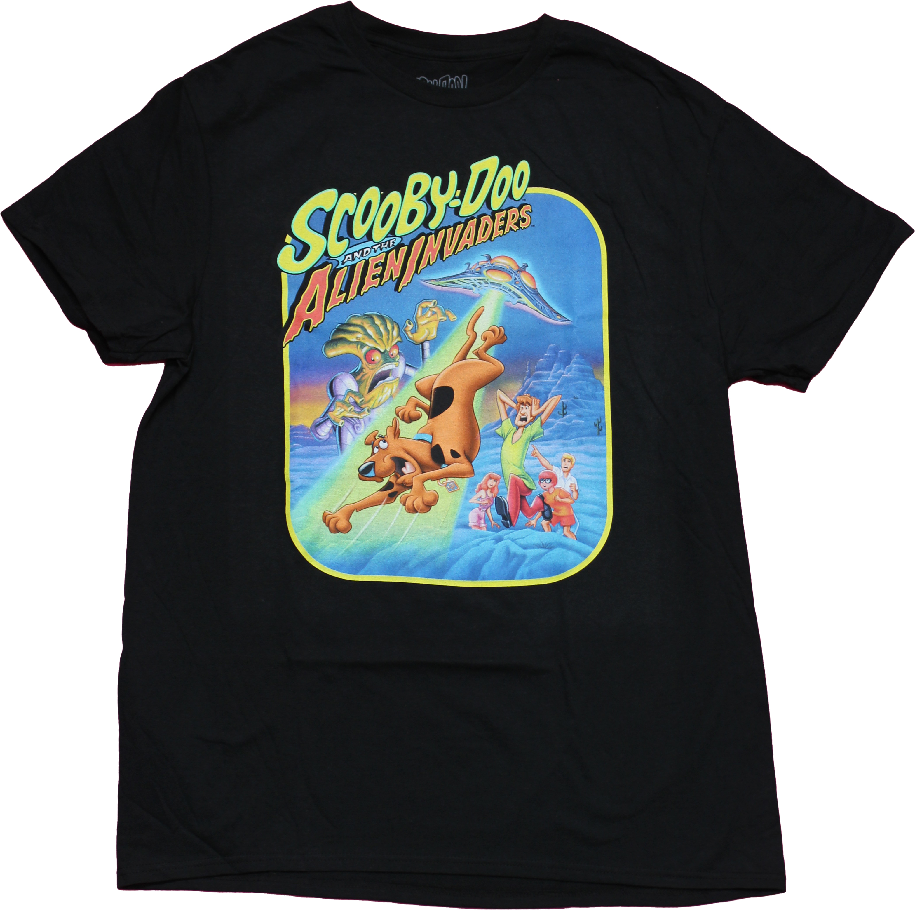 Scooby Doo New Adult T-Shirt - And The Alien Invasion