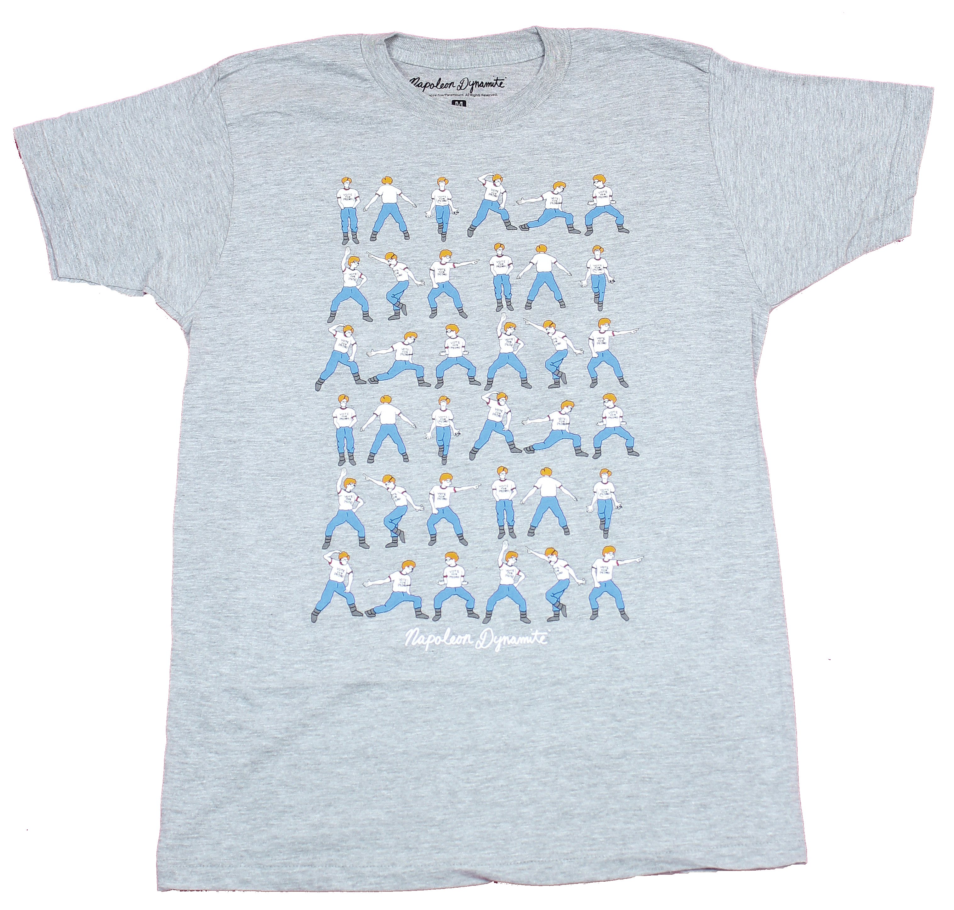 Napoleon Dynamite Dance Moves Men's Graphic T-Shirt - Officially Licensed Movie Tee - View #7