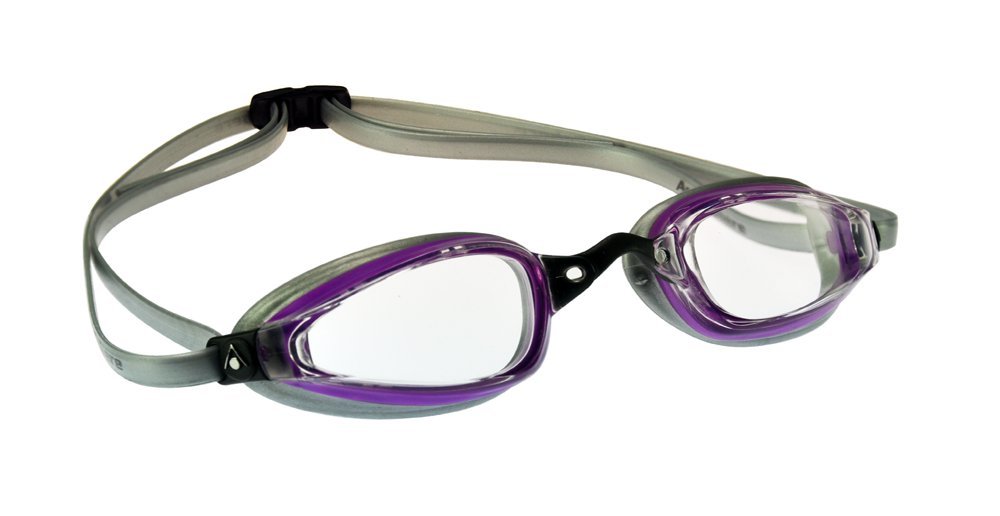 Aqua Sphere K180+ Ladies Swim Goggles, Clear Lens/Purple & Silver eBay