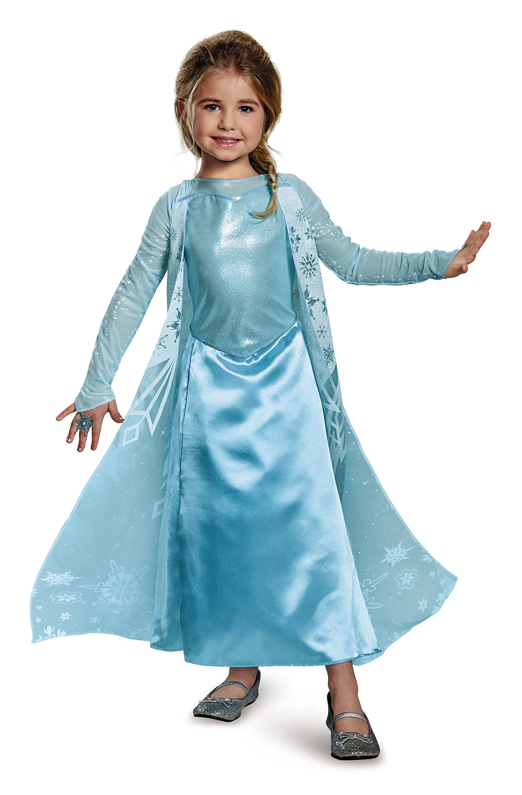 Disguise Elsa Sparkle Deluxe Frozen Disney Costume, X-Small/3T-4T ...