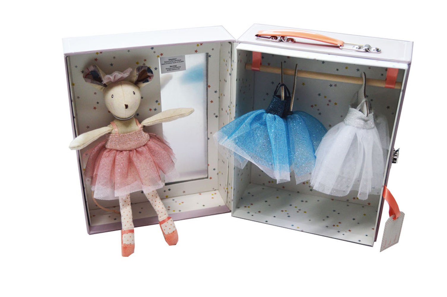 Moulin Roty Ballerina Mouse Valise Trunk Set Ebay