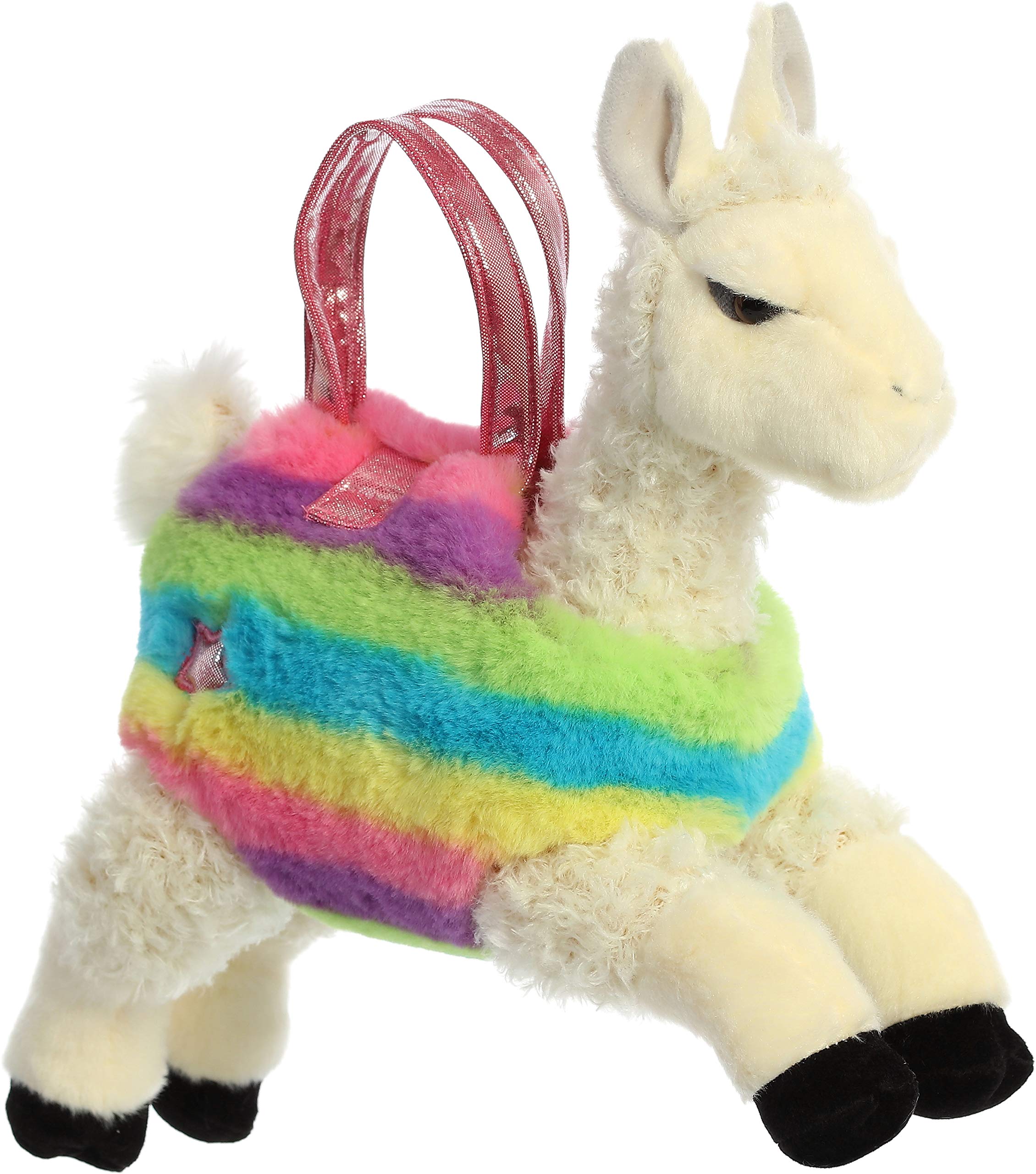 rainbow llama plush