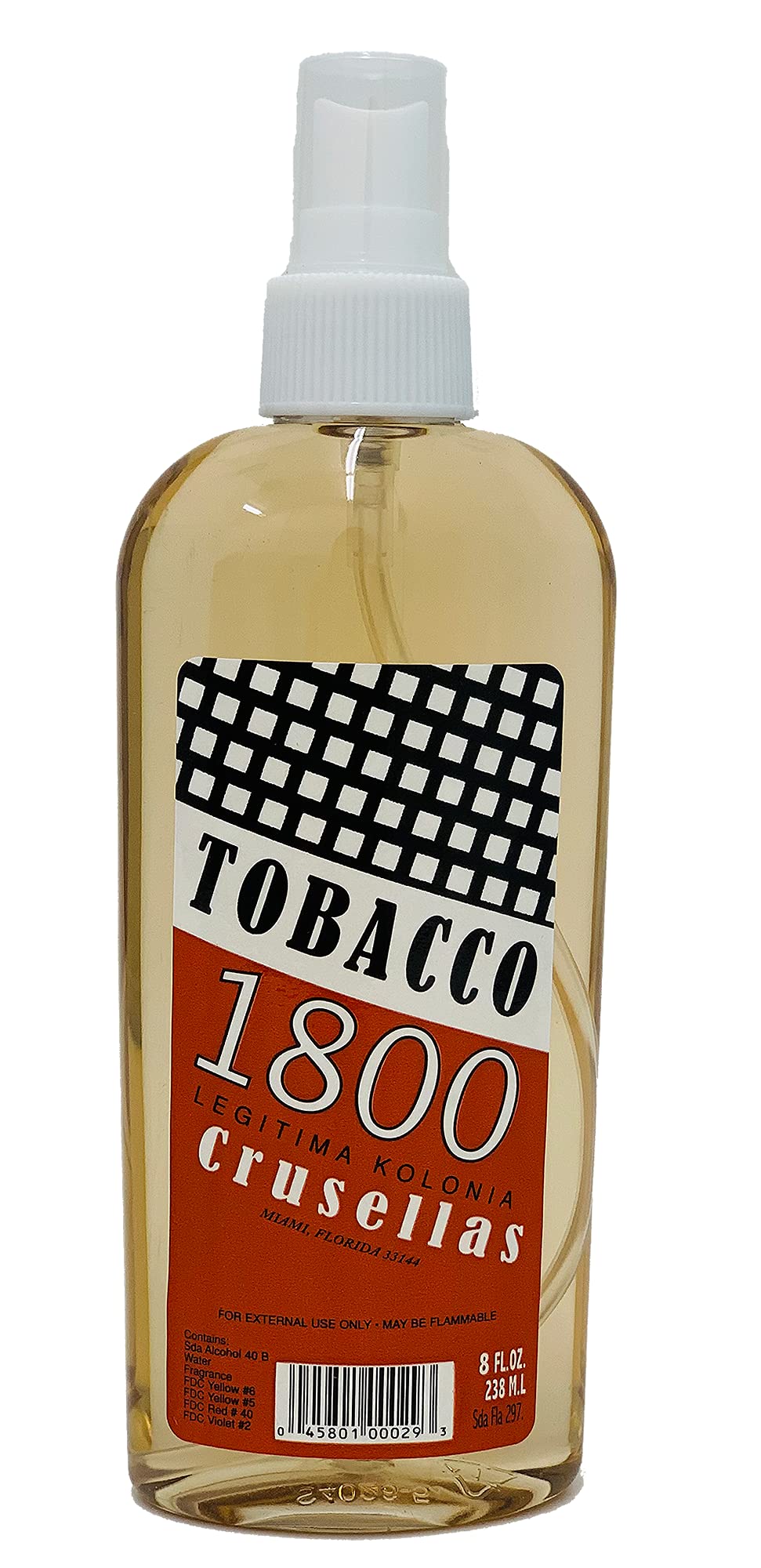 kolonia 1800 tobacco Crusellas Kolonia 1800 Tobacco Cologne 8 fl oz