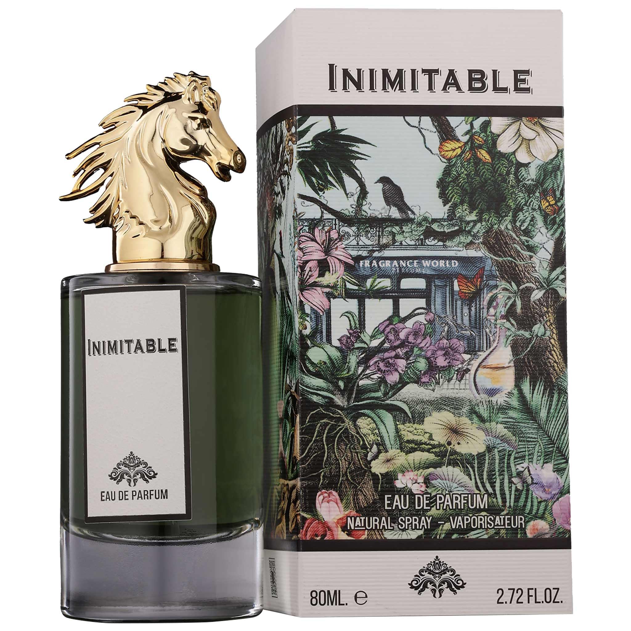 Fragrance World Inimitable Eau de Parfum Spray for Men, 2.7 Fl Oz (80 ml) - Picture 1 of 1