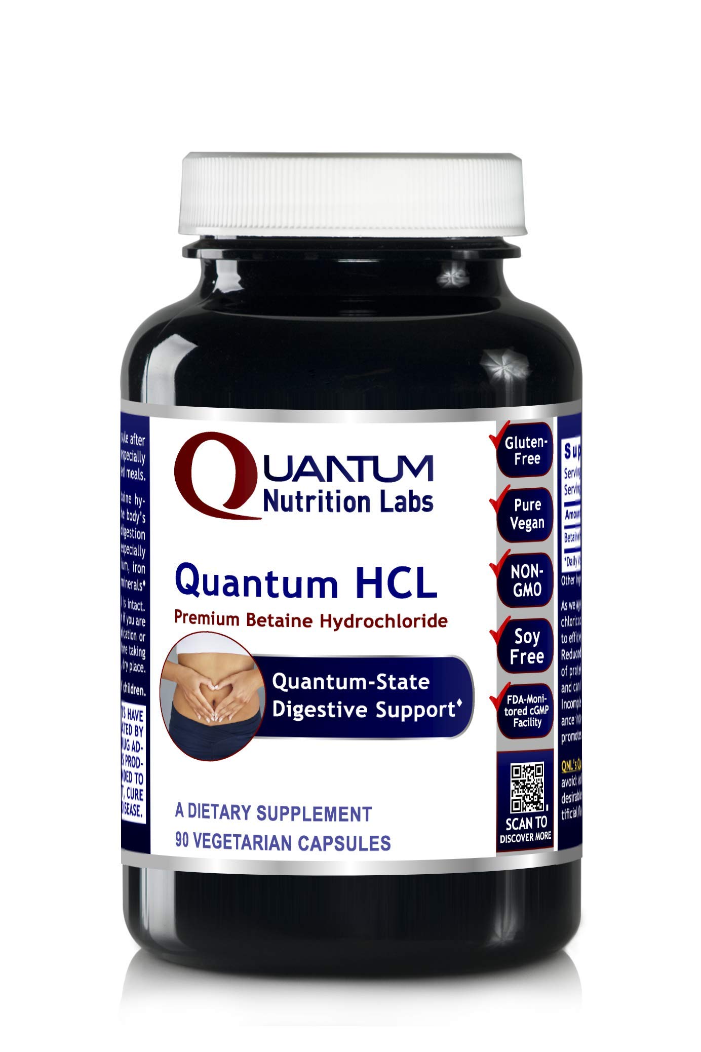 Quantum Nutrition Labs Quantum HCL betaine hydrochloride 90 V caps 807735121778 eBay