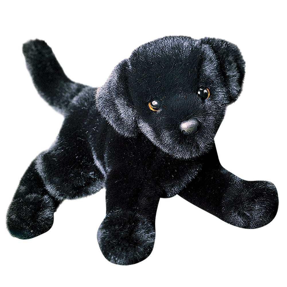 black dog teddy bear