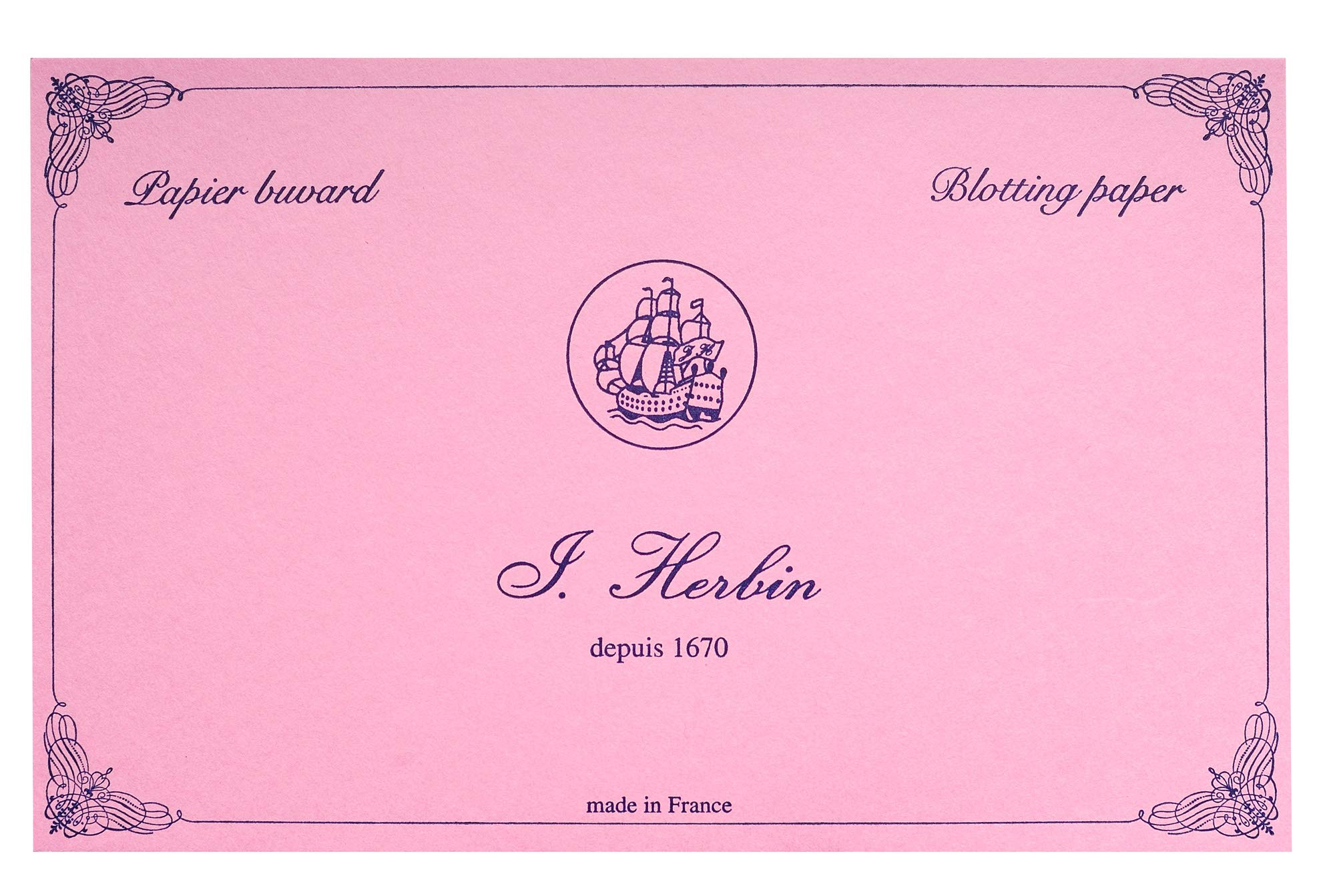Herbin 10 Pink Blotter Sheets 4 3/4 x 6 1/3 3188550255600 eBay
