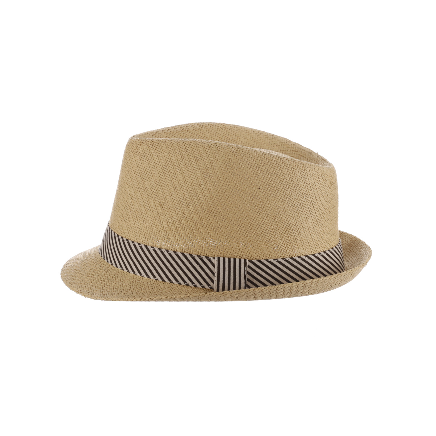 Bulk Classic Toyo Straw White Trilby Fedora Hat