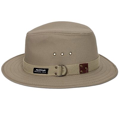 Panama Jack Men's Original Canvas Safari Sun Hat, 2 1/2