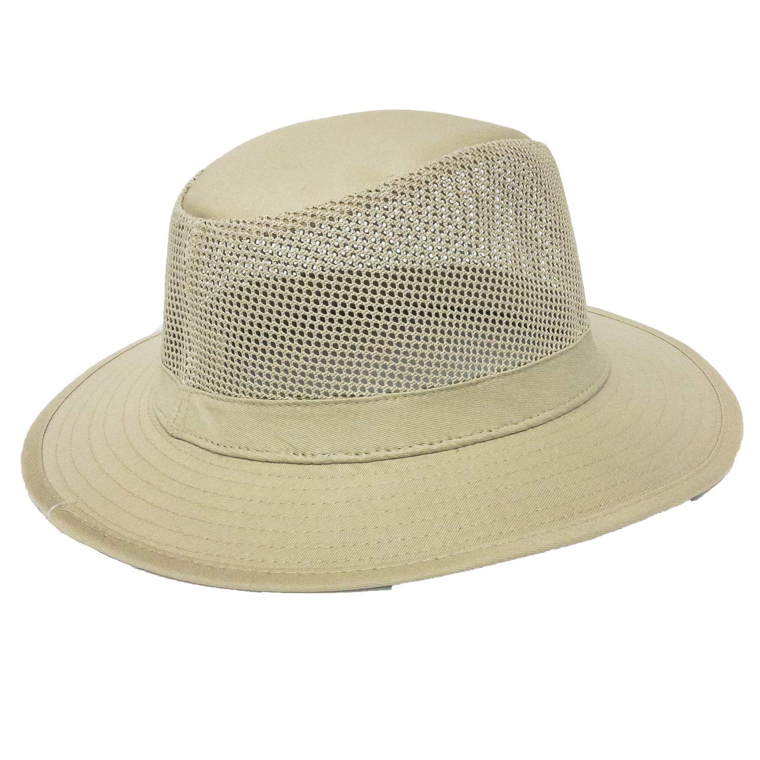 Panama Jack Original Mesh Safari Hat, 2 1/2