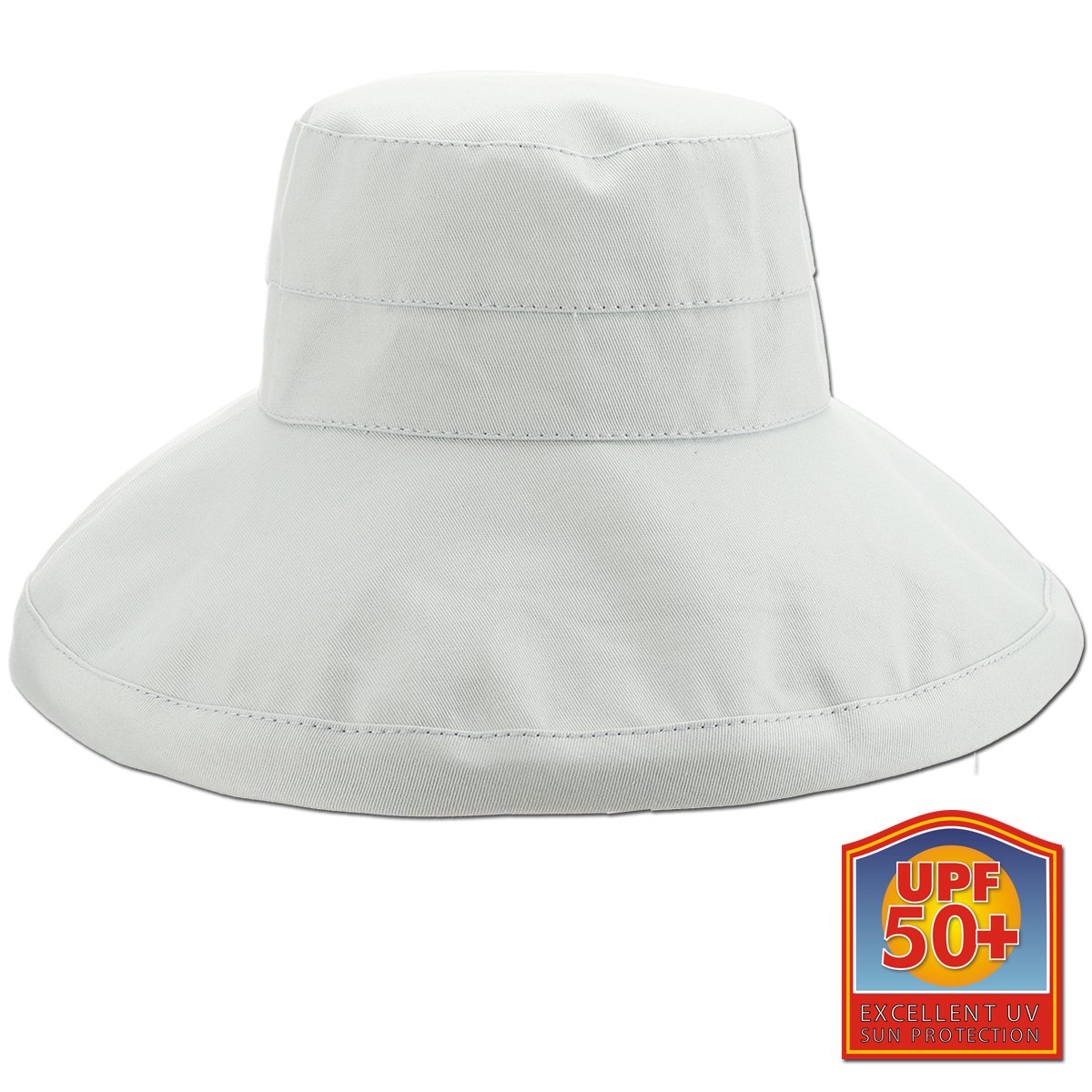 Panama Jack Women's Sun Hat Packable, Lightweight Reversible Cotton