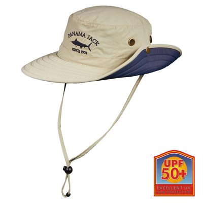 Panama Jack Boonie Fishing Hat - Lightweight, Packable, UPF (SPF) 50+ Sun