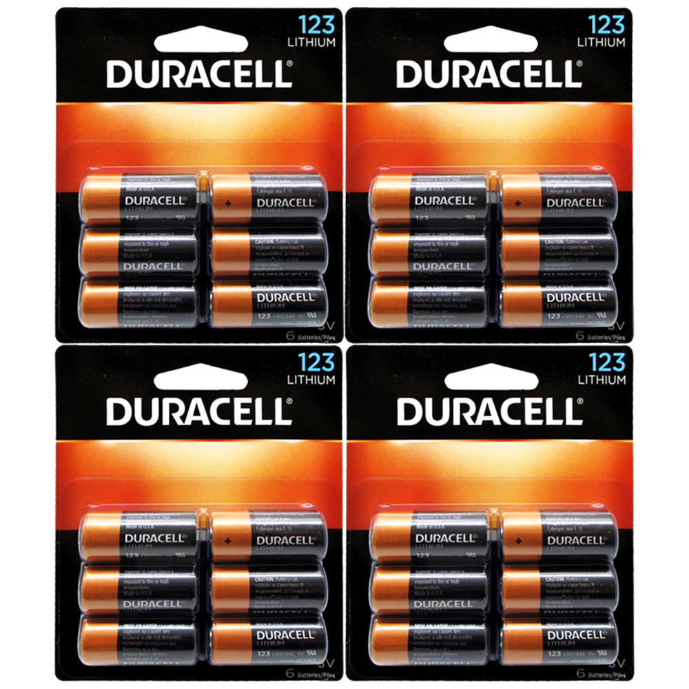 Duracell Lithium Batteries CR123 (4 X 6) 24 pk (packaging may vary) eBay
