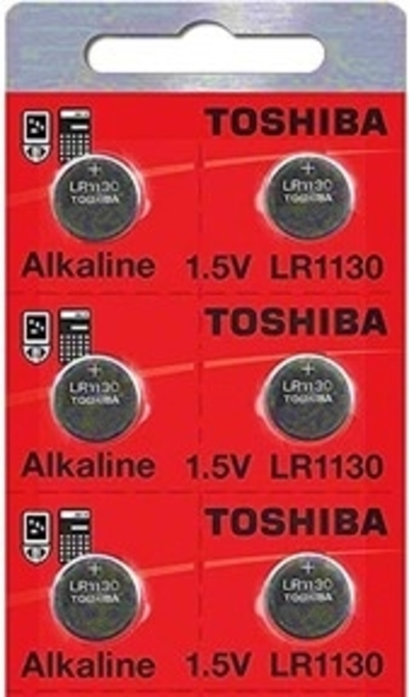 Lr1130 Ag10 189 1130 Lr54 Pack Of 6 Toshiba Button Cell Battery Exp