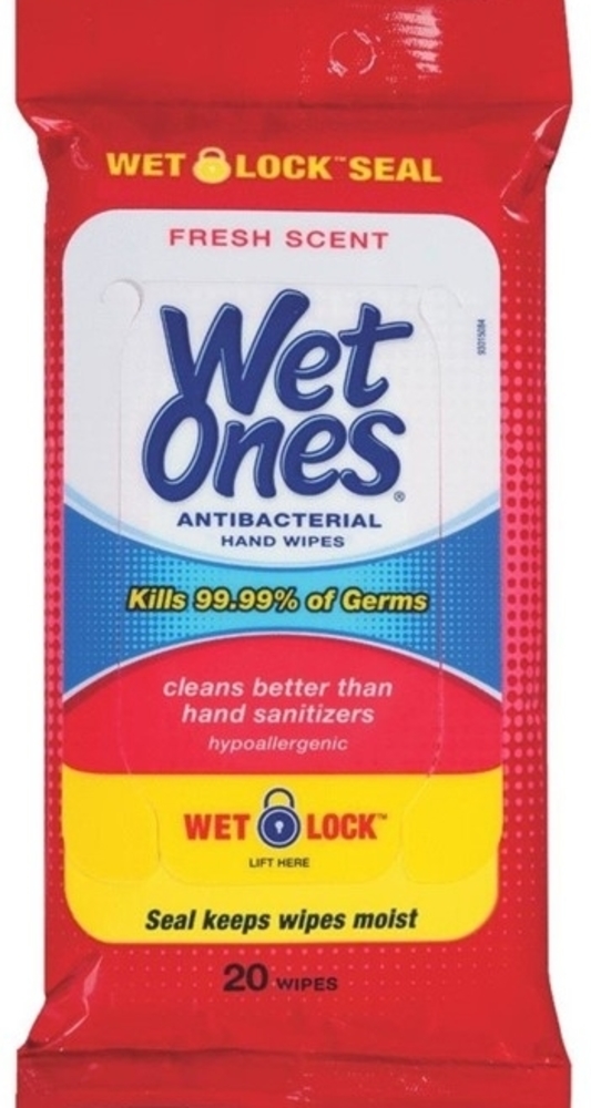 moist hand wipes