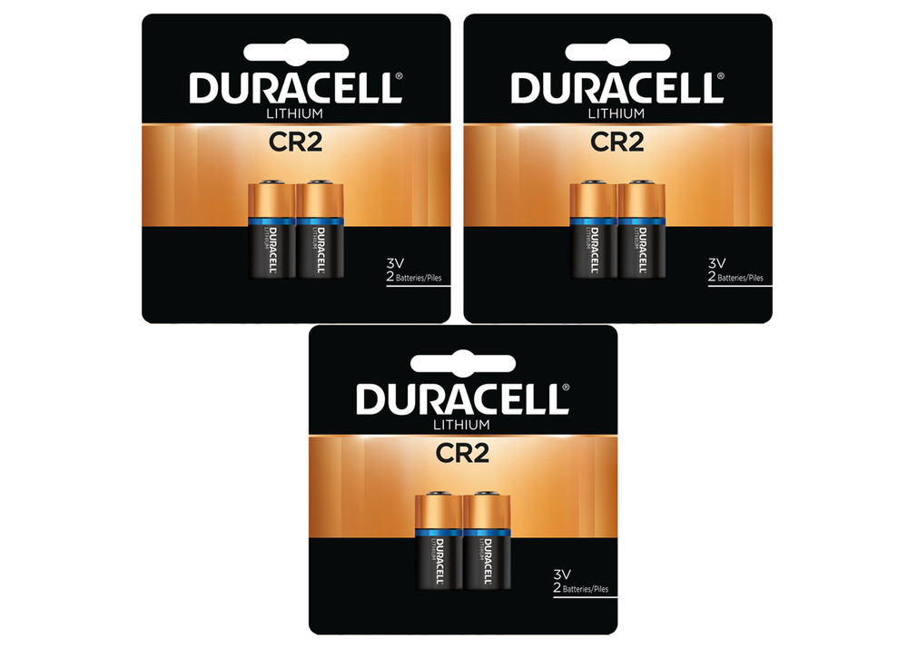 Duracell Ultra Photo Lithium CR2 Batteries 6 Pack (packaging may vary