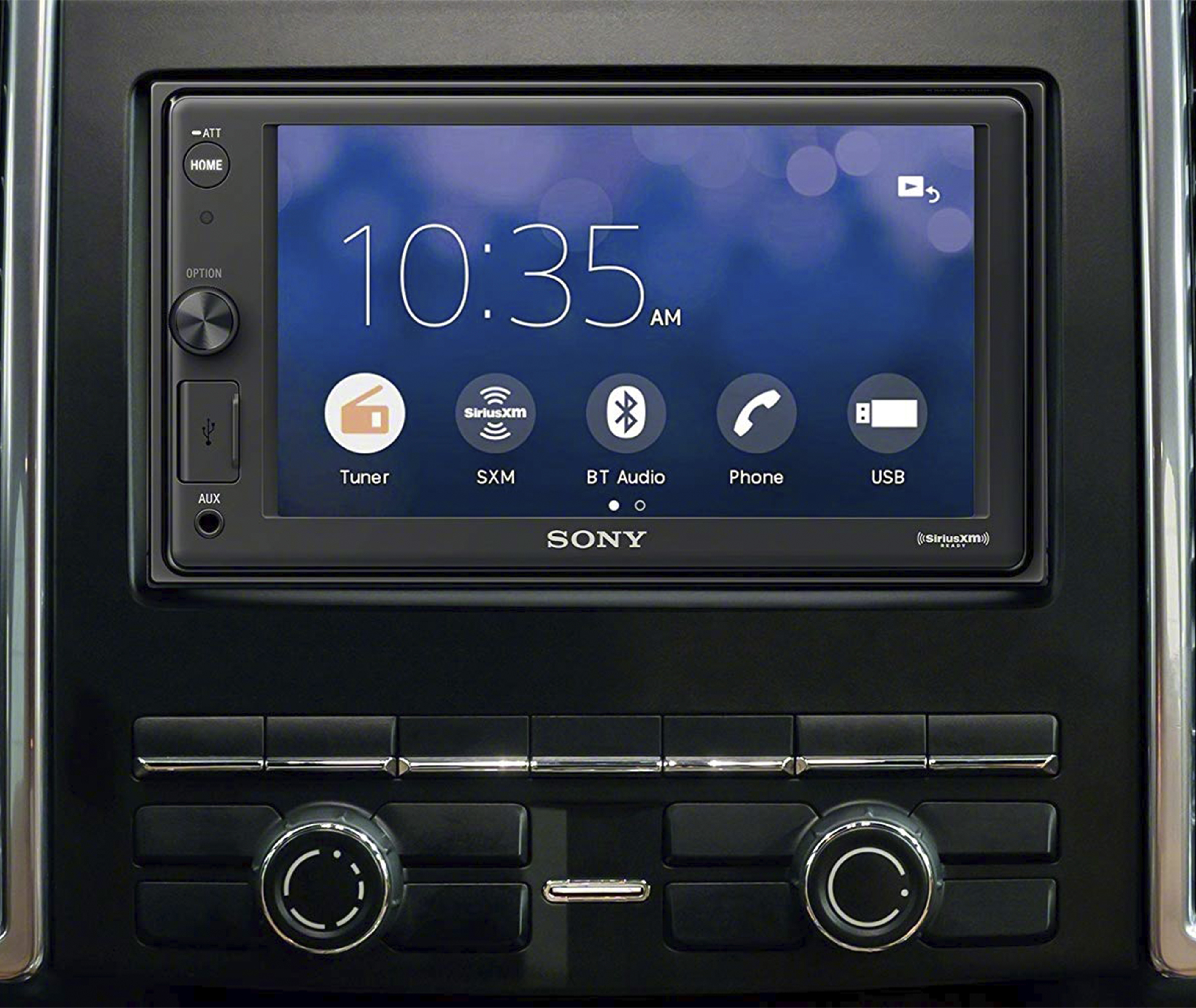 Sony XAVV10BT, 6.2" Double Din Mechless Digital Media Receiver w