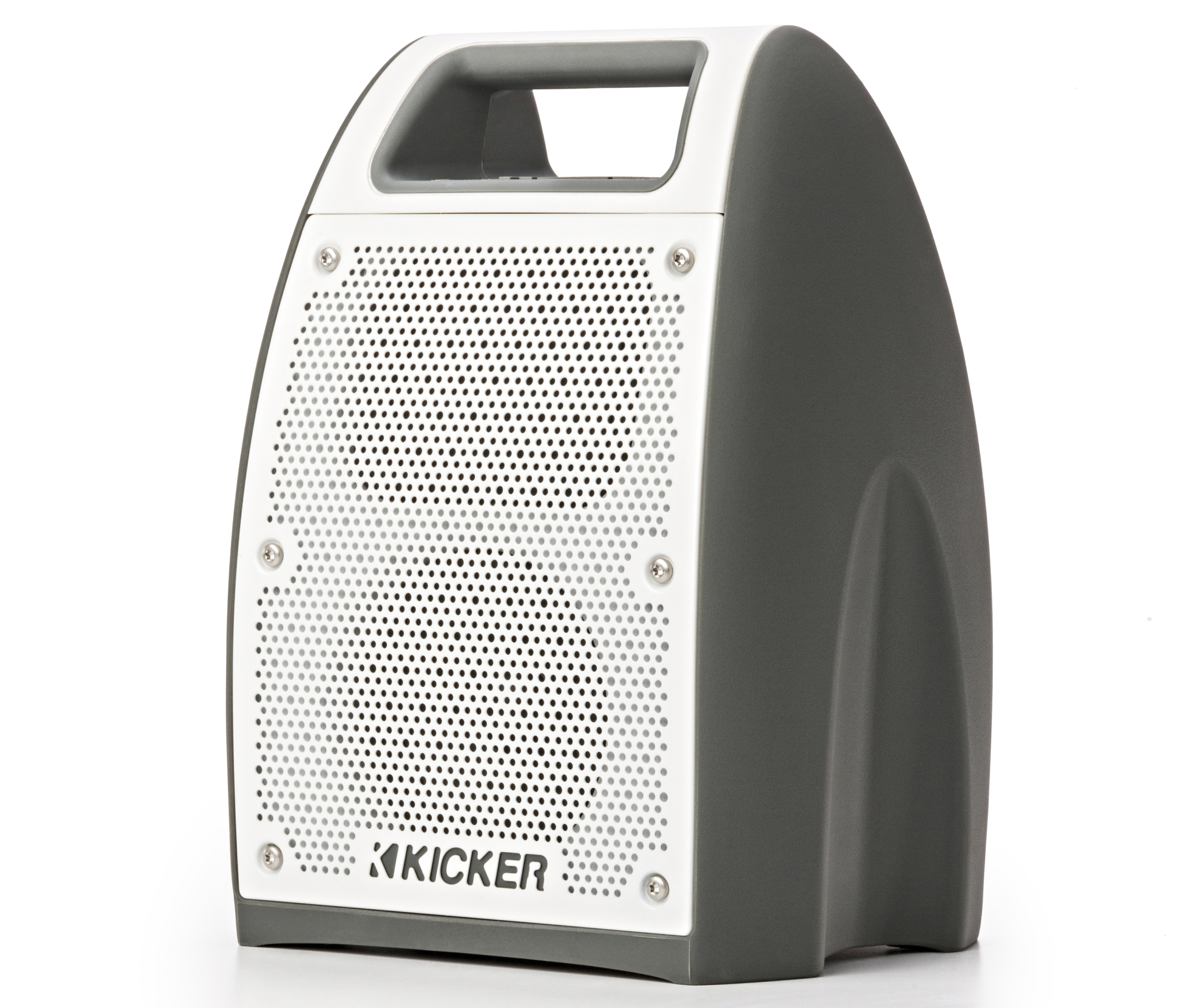 Kicker BF400, JUMP Bullfrog Portable Bluetooth Speaker Gray/White