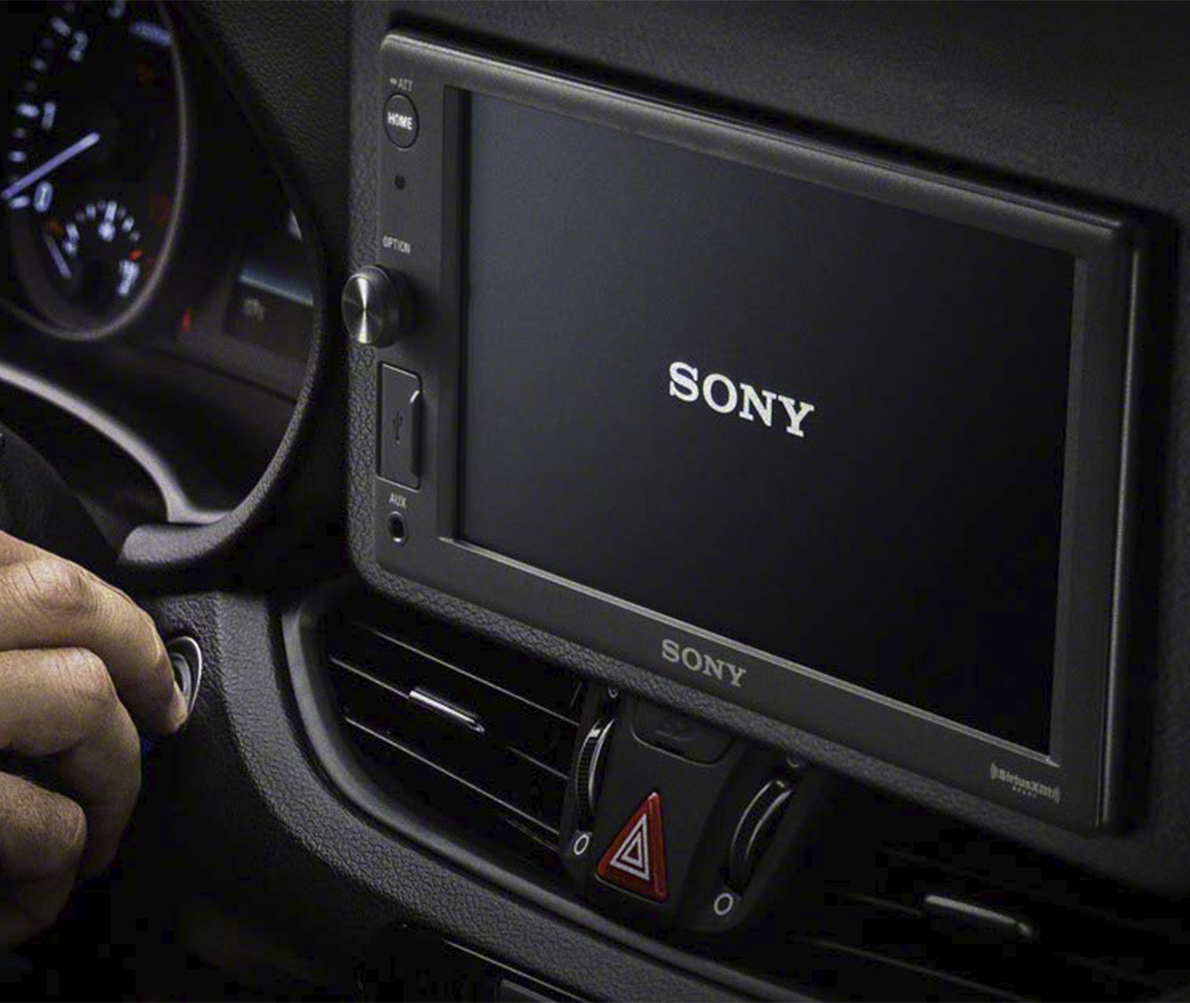 Sony XAVV10BT, 6.2" Double Din Mechless Digital Media Receiver w