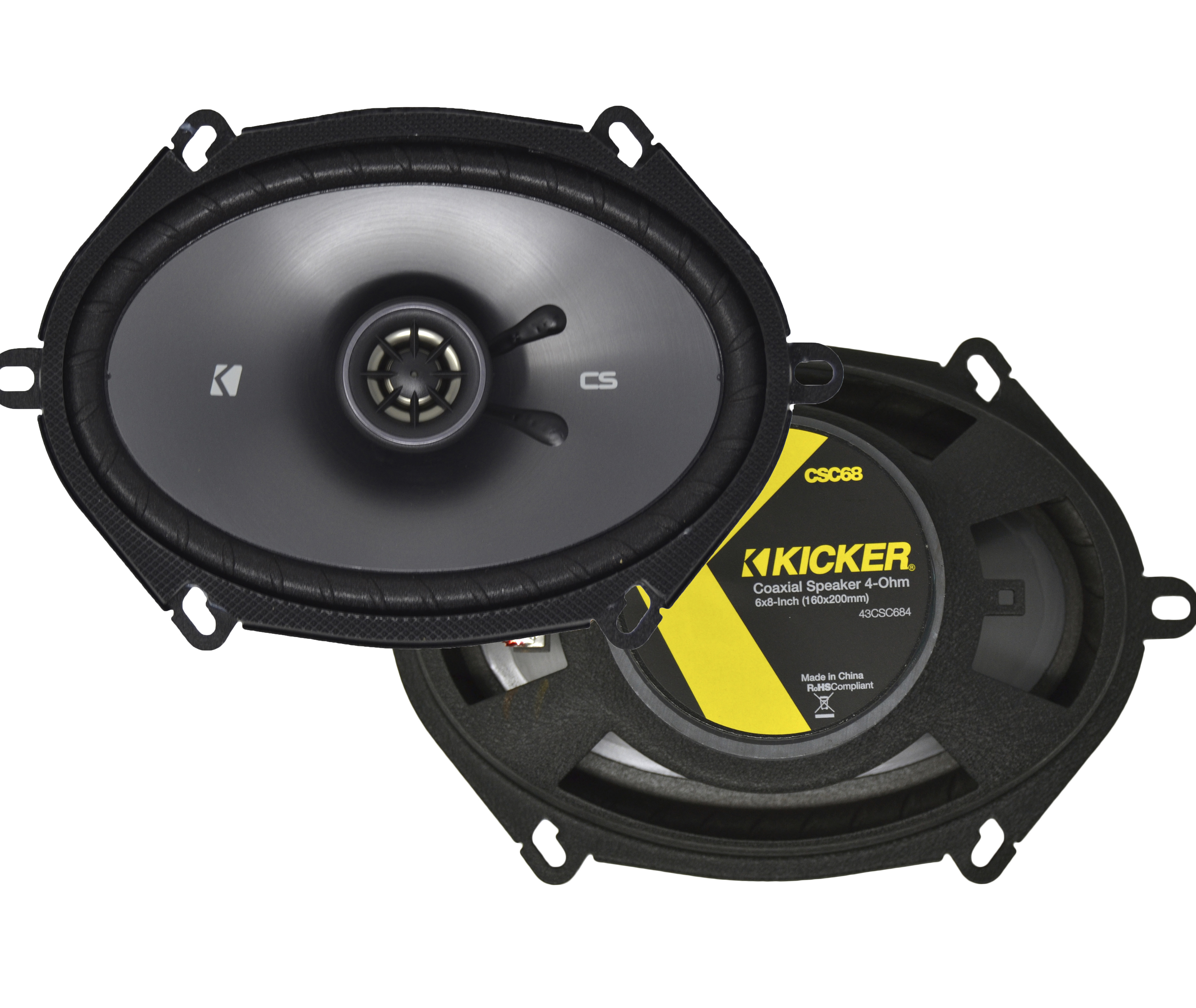 Kicker CS Series 6x8" 2Way 225 Watts Car Speakers Pair CSC68 (43CSC684) 713034076063 eBay
