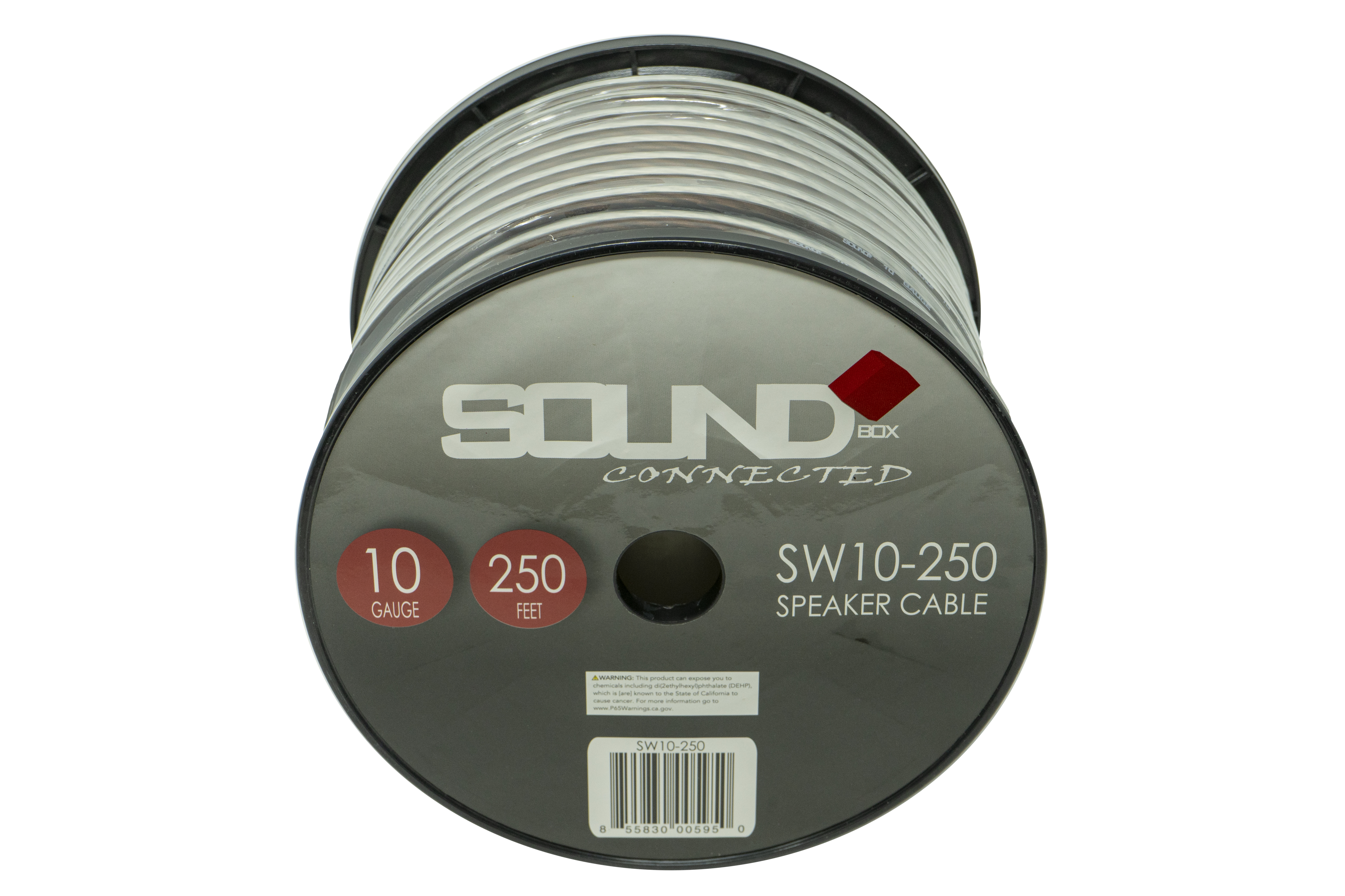 10 Gauge 250' Roll Speaker Wire 10 Ga Cable Clear Home/ Car 250 Ft