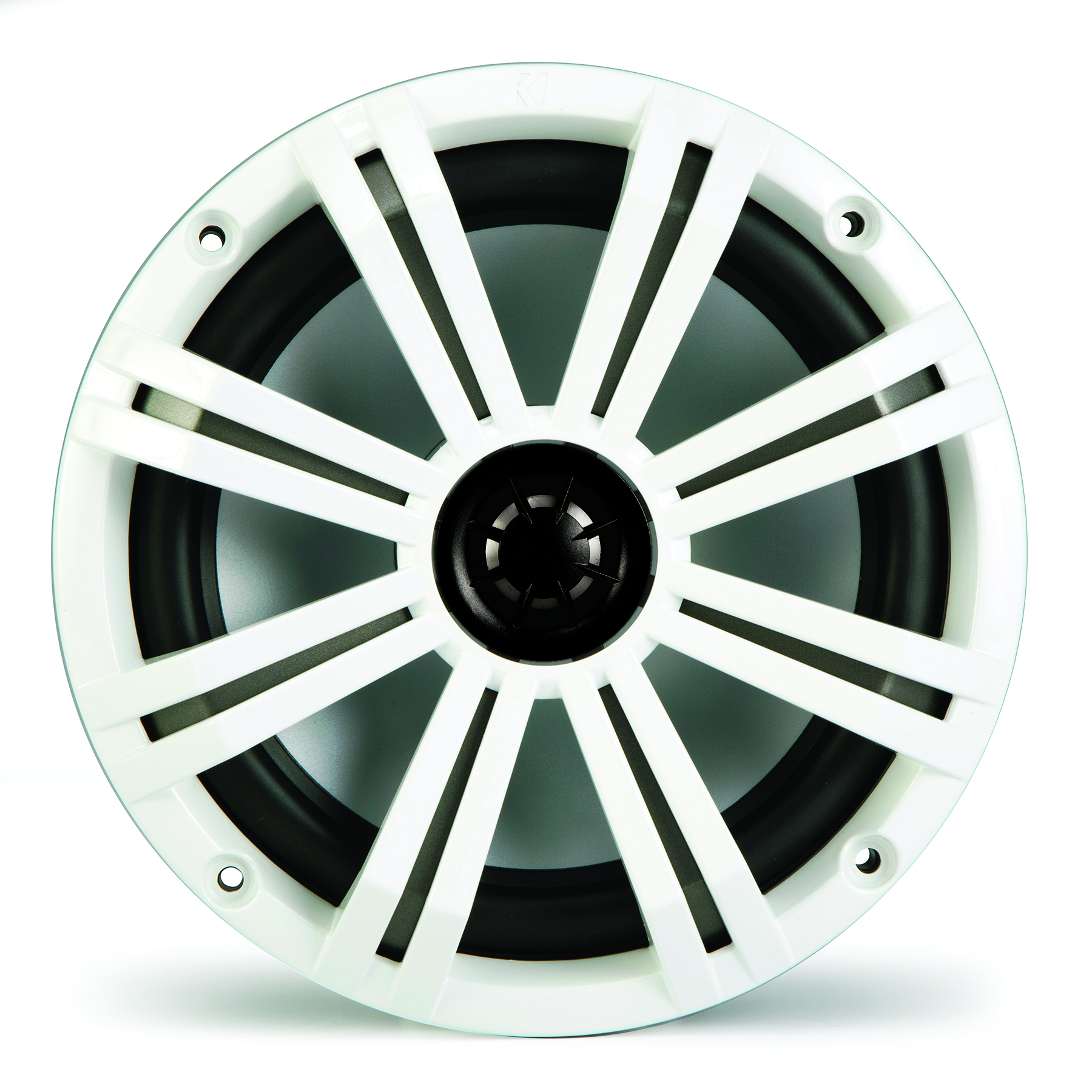 KICKER 45KM84L MARINE//BOAT 8/"2-WAY LED//LIGHT SPEAKERS CHARCOAL AND WHITE GRILLES