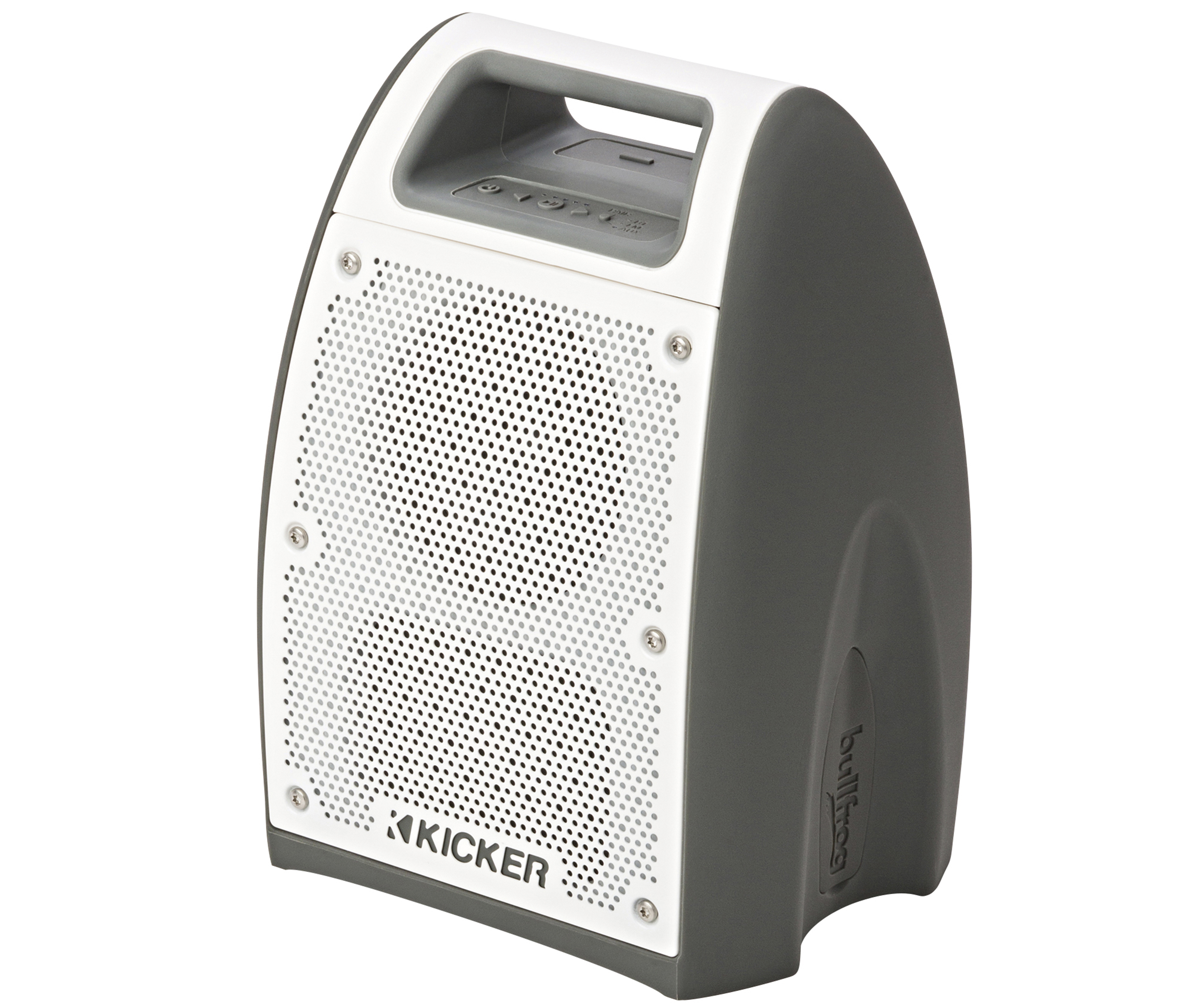 Kicker BF400, JUMP Bullfrog Portable Bluetooth Speaker Gray/White